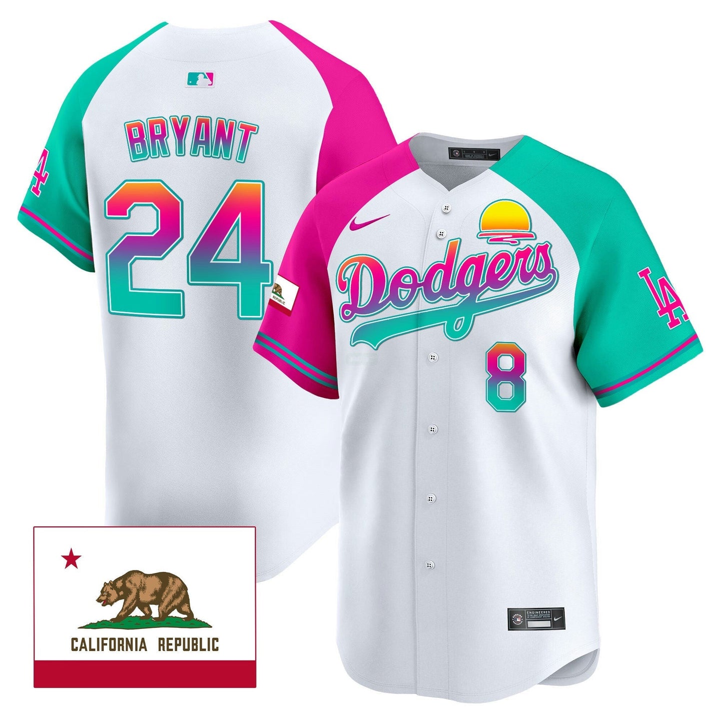 Camisa MLB Men’s 2024 Los Angeles City Style Vapor Premier Limited Jersey