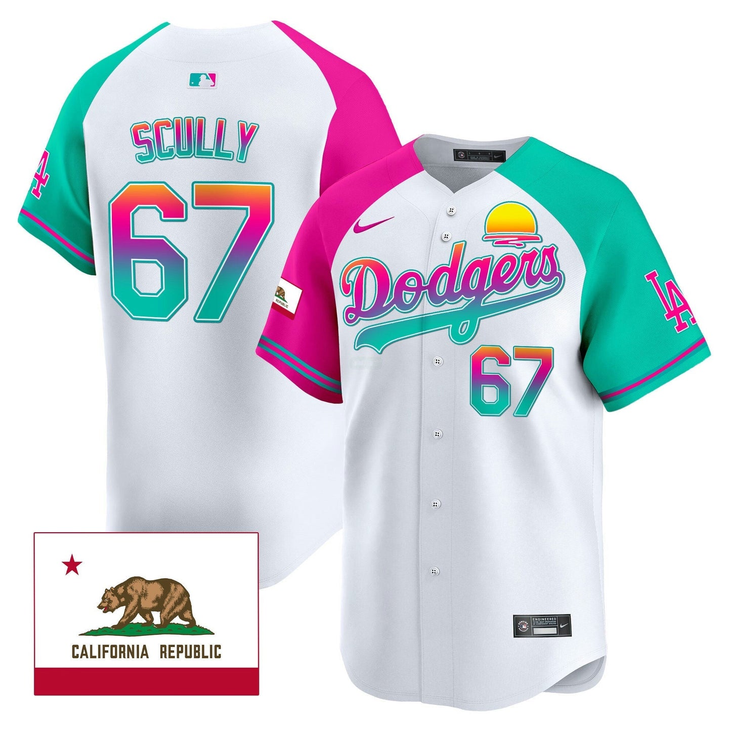 Camisa MLB Men’s 2024 Los Angeles City Style Vapor Premier Limited Jersey