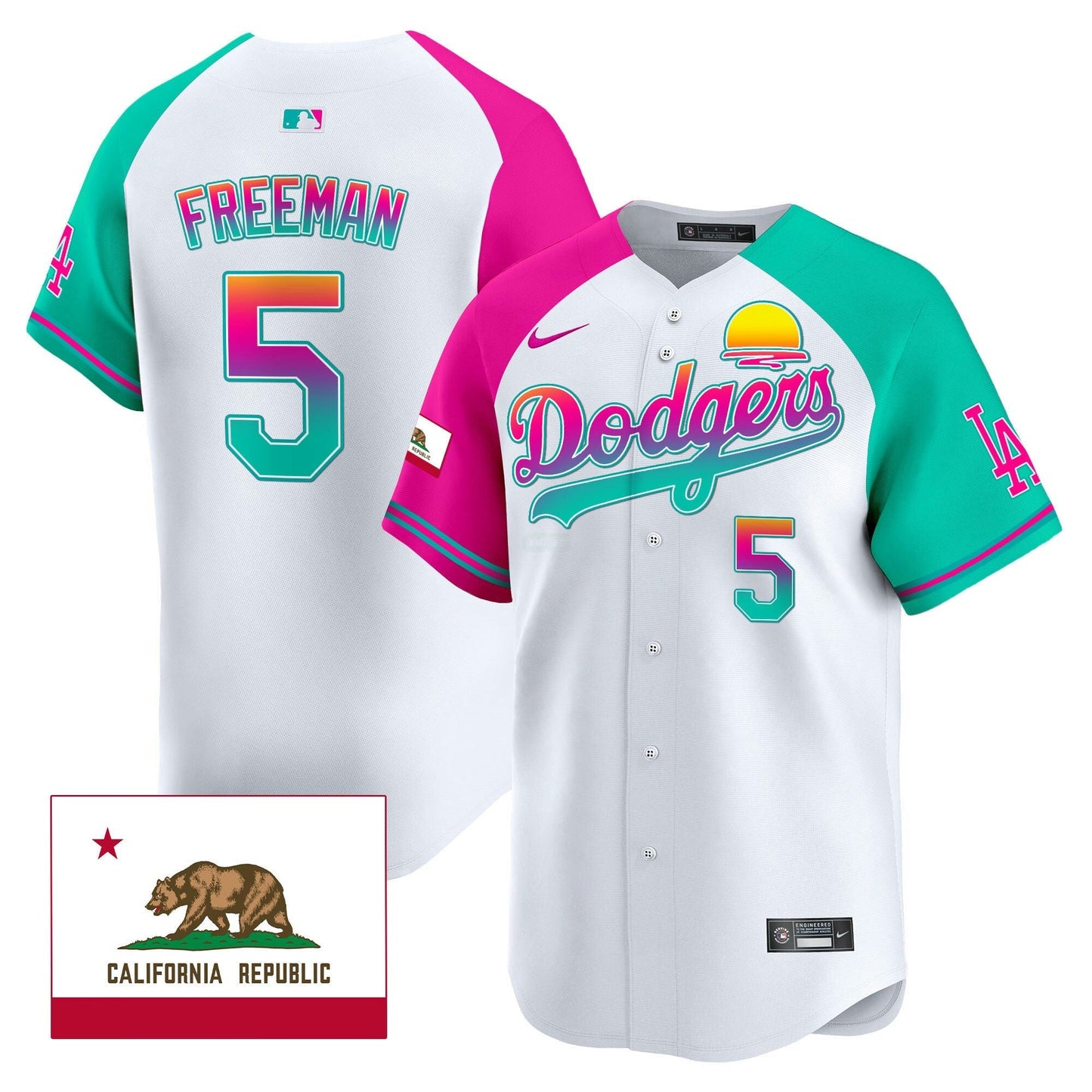 Camisa MLB Men’s 2024 Los Angeles City Style Vapor Premier Limited Jersey