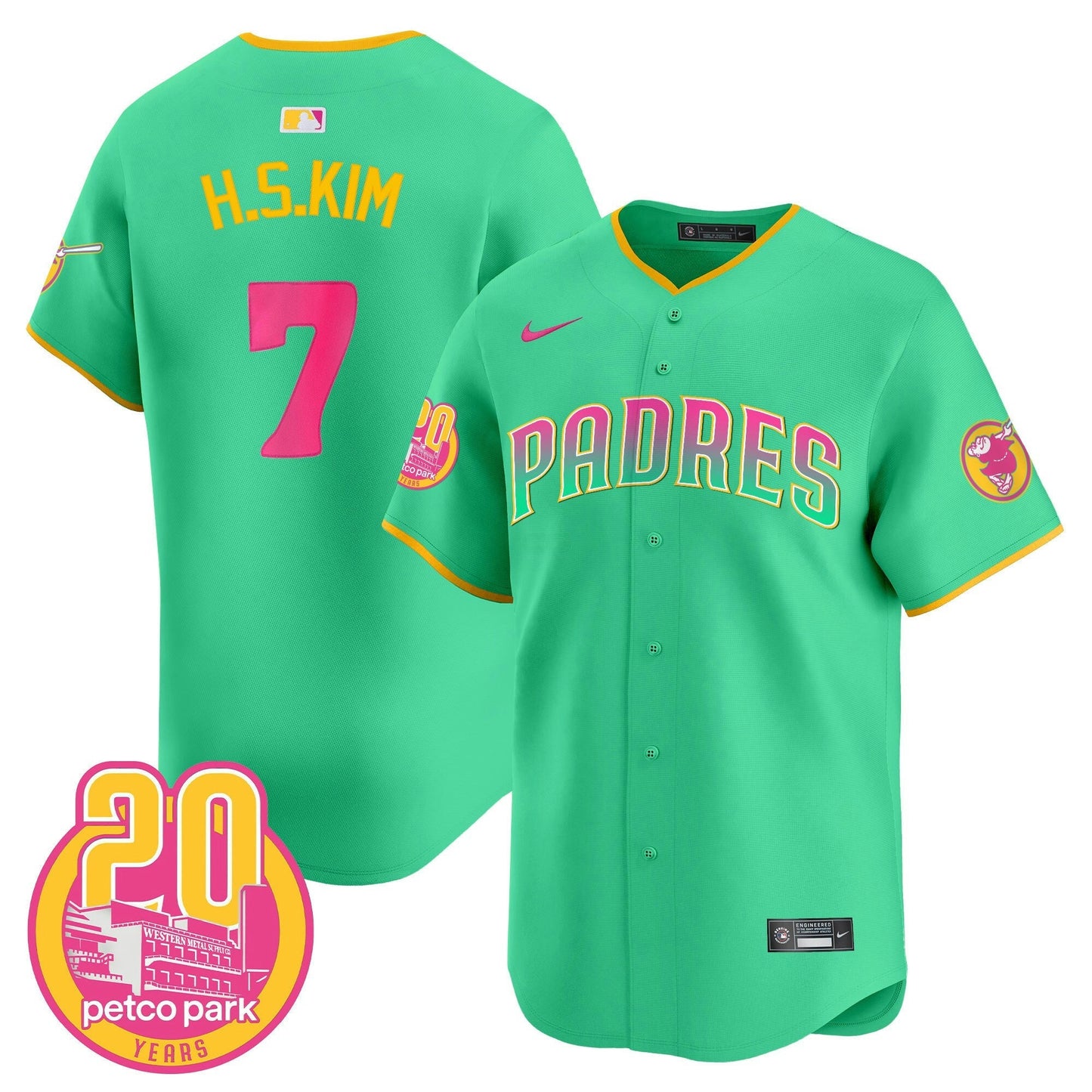 Camisa MLB Men’s 2024 San Diego City Style Vapor Premier Limited Jersey