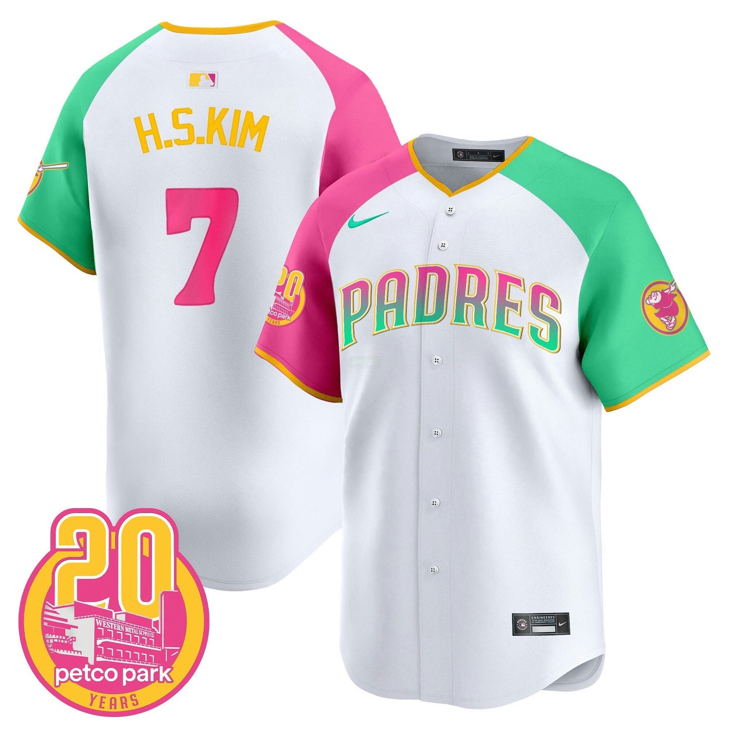 Camisa MLB Men’s 2024 San Diego City Style Vapor Premier Limited Jersey