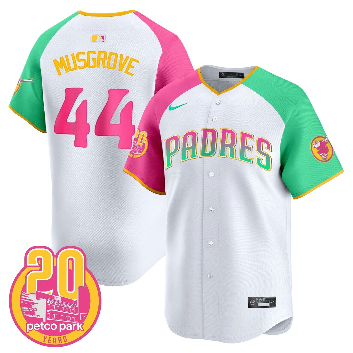 Camisa MLB Men’s 2024 San Diego City Style Vapor Premier Limited Jersey