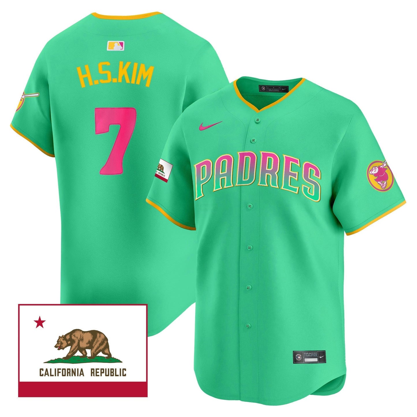 Camisa MLB Men’s 2024 San Diego City Style Vapor Premier Limited Jersey V2