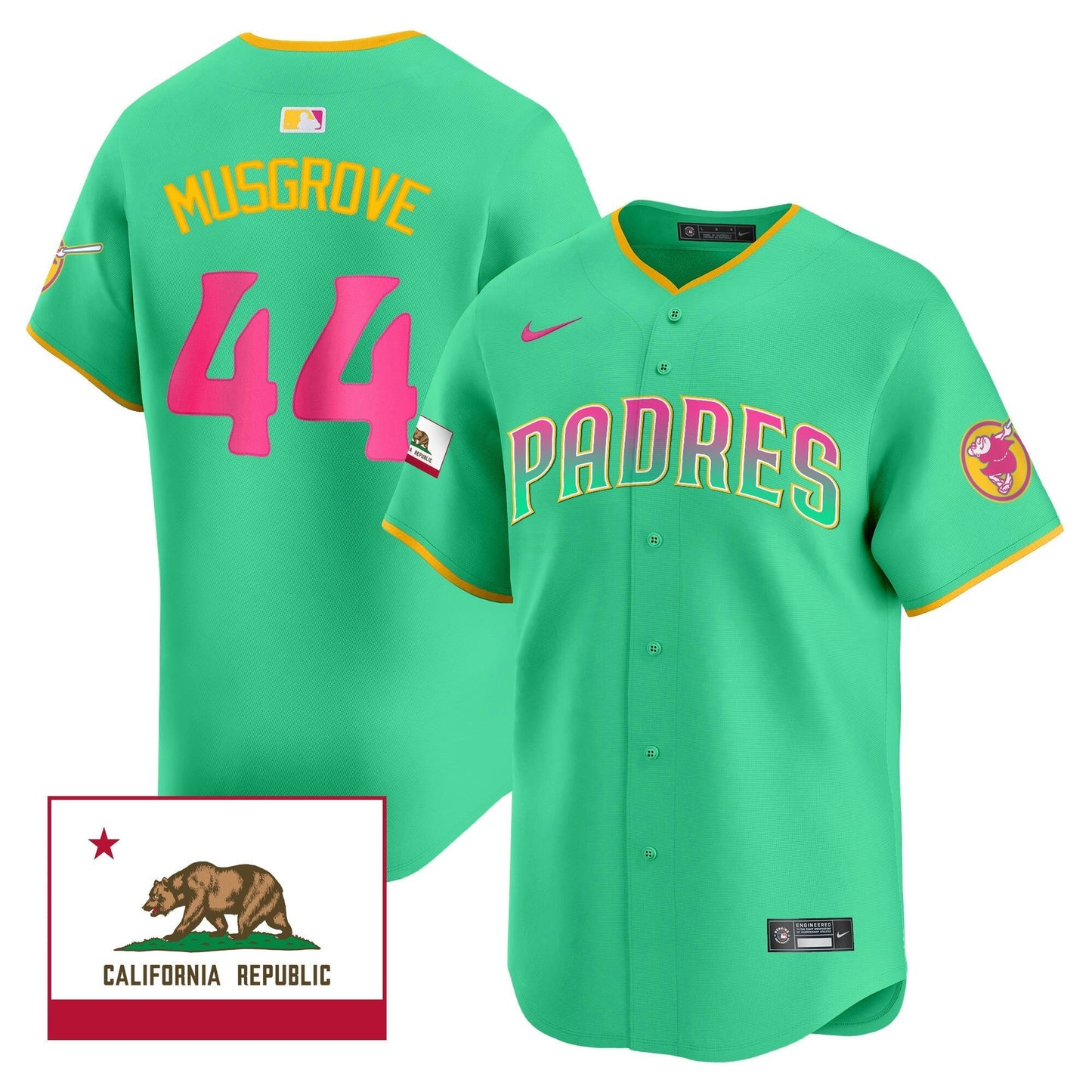 Camisa MLB Men’s 2024 San Diego City Style Vapor Premier Limited Jersey V2