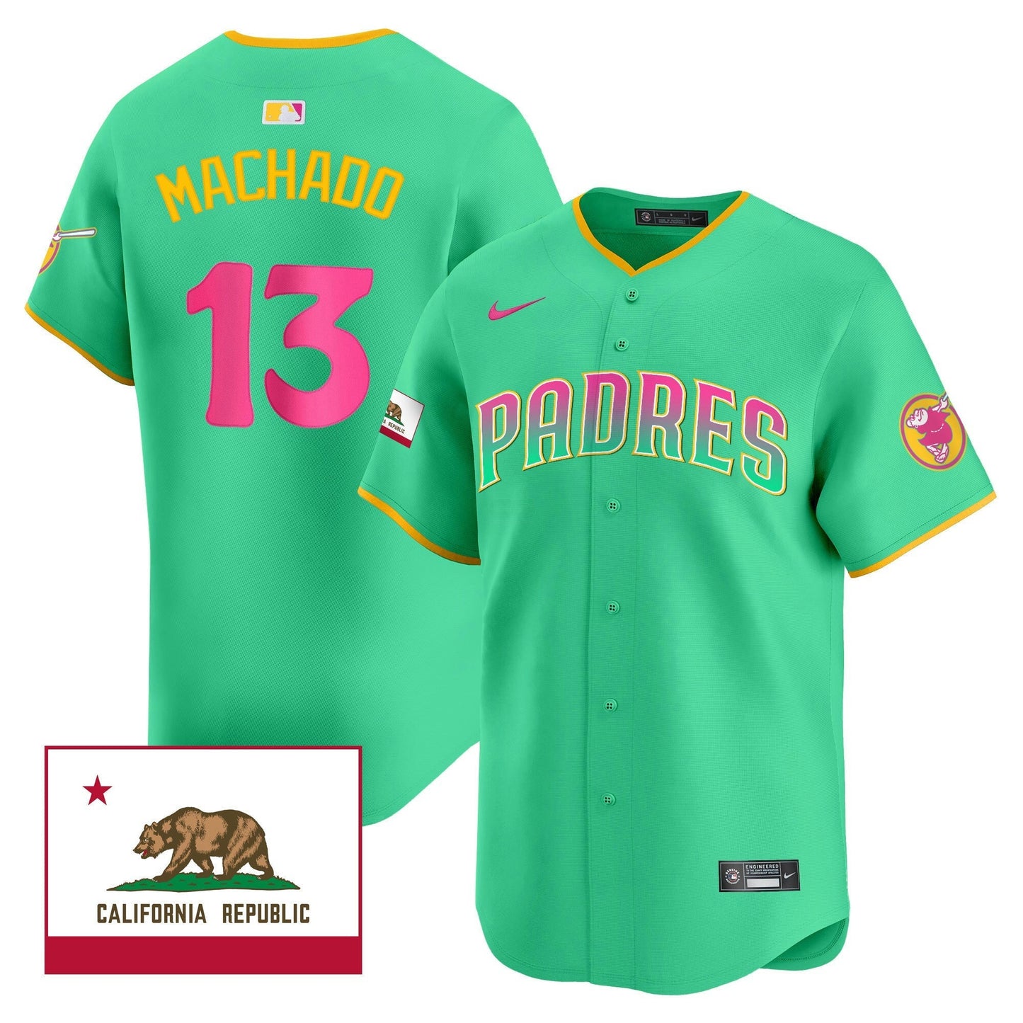 Camisa MLB Men’s 2024 San Diego City Style Vapor Premier Limited Jersey V2