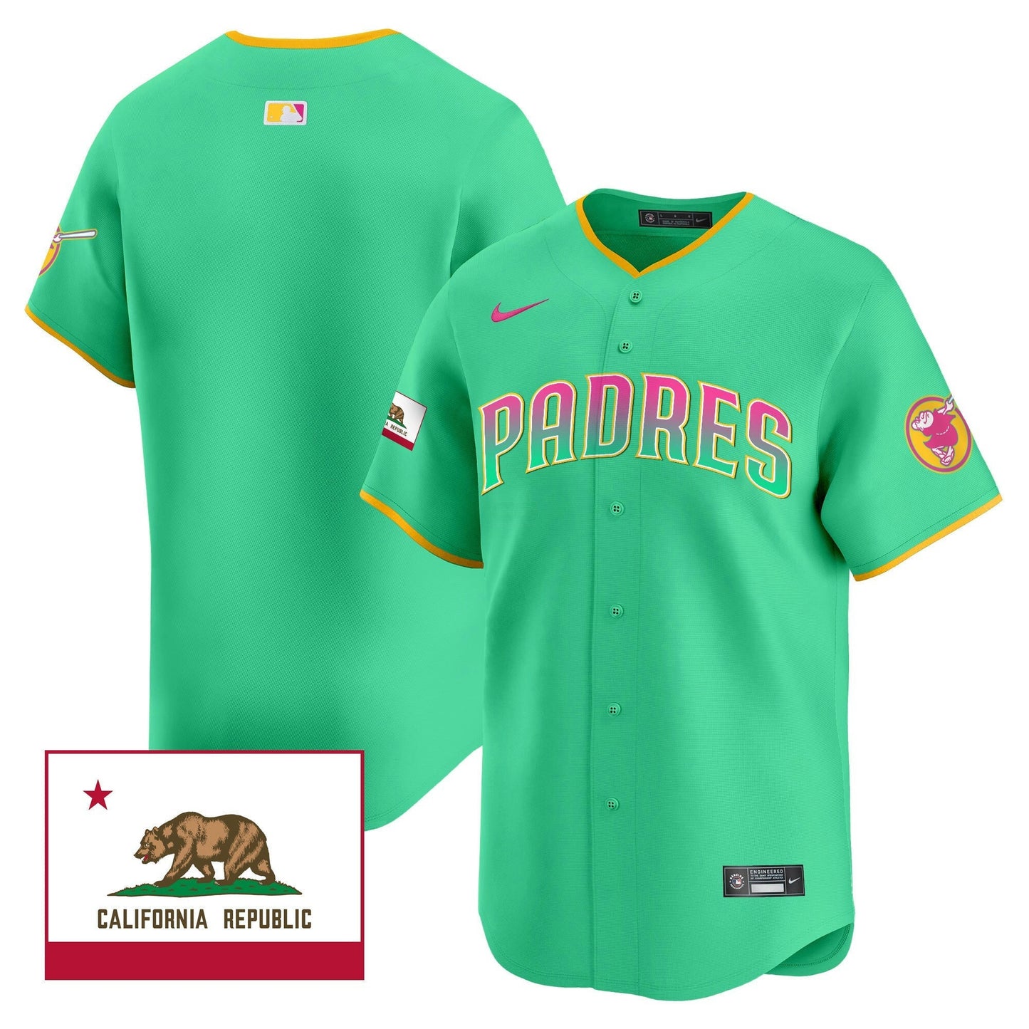 Camisa MLB Men’s 2024 San Diego City Style Vapor Premier Limited Jersey V2