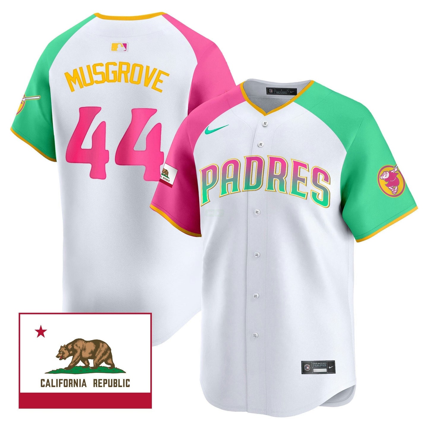 Camisa MLB Men’s 2024 San Diego City Style Vapor Premier Limited Jersey V2