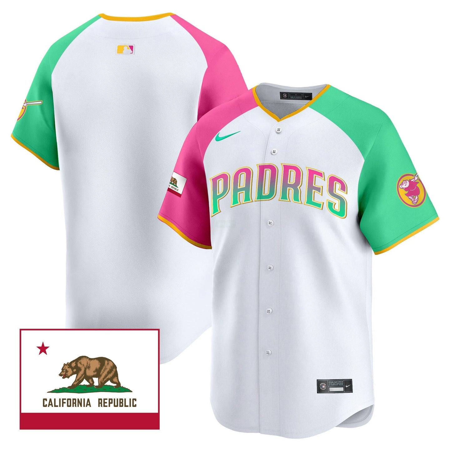 Camisa MLB Men’s 2024 San Diego City Style Vapor Premier Limited Jersey V2