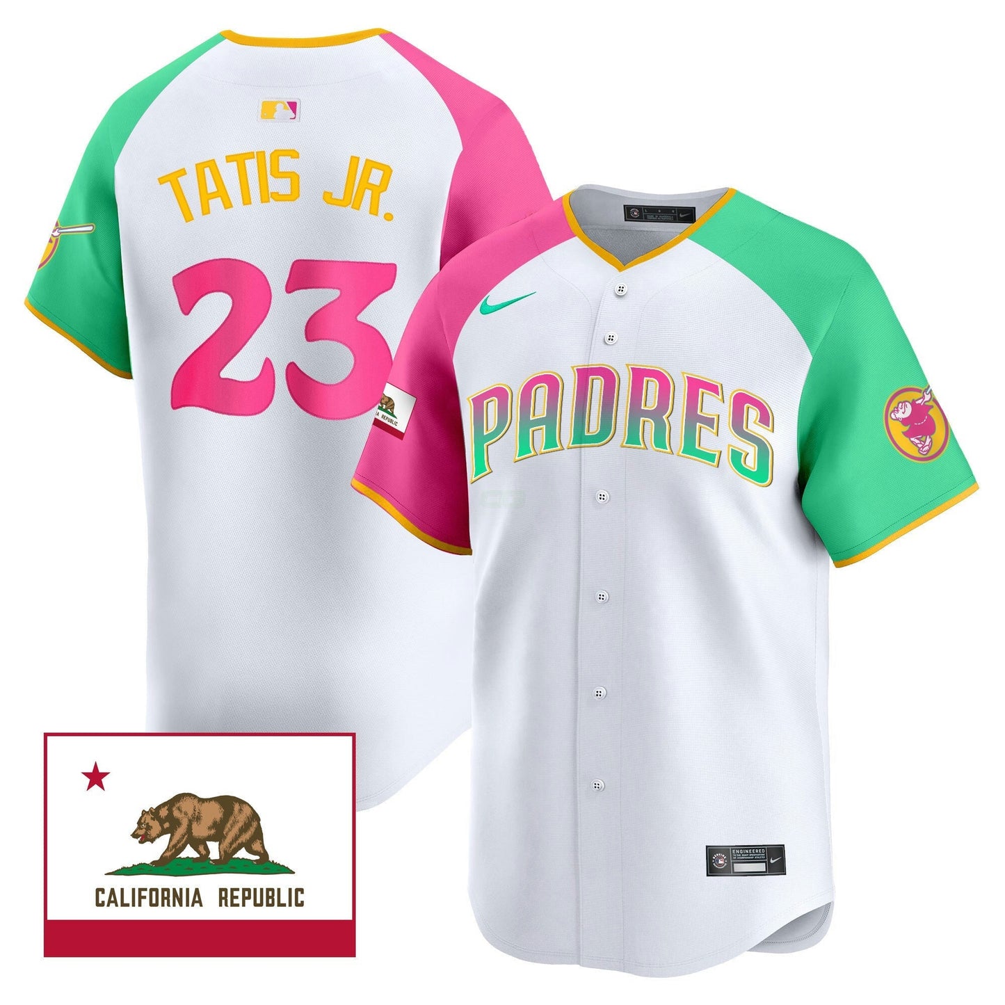 Camisa MLB Men’s 2024 San Diego City Style Vapor Premier Limited Jersey V2