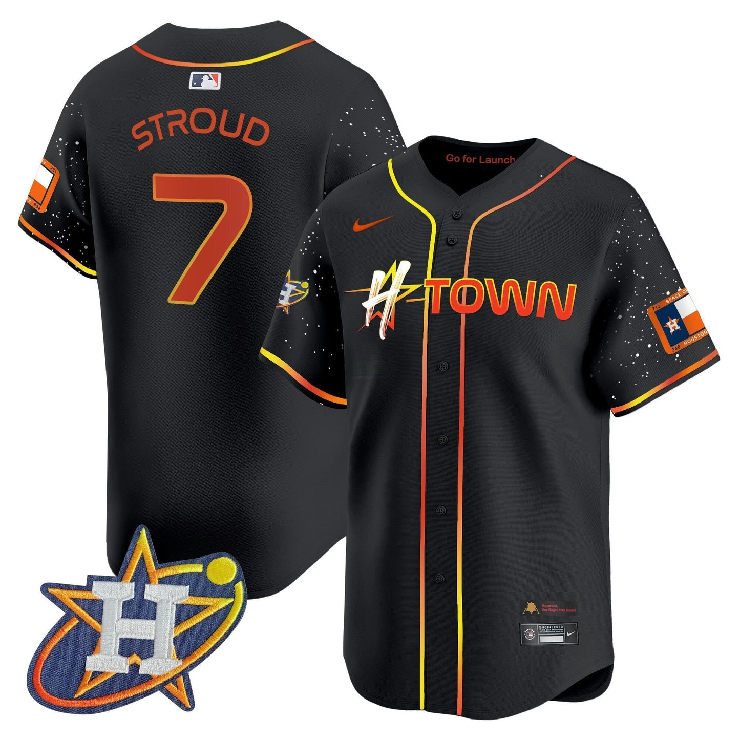 Camisa MLB Men’s 2024 Space City H-Town Vapor Premier Limited Jersey