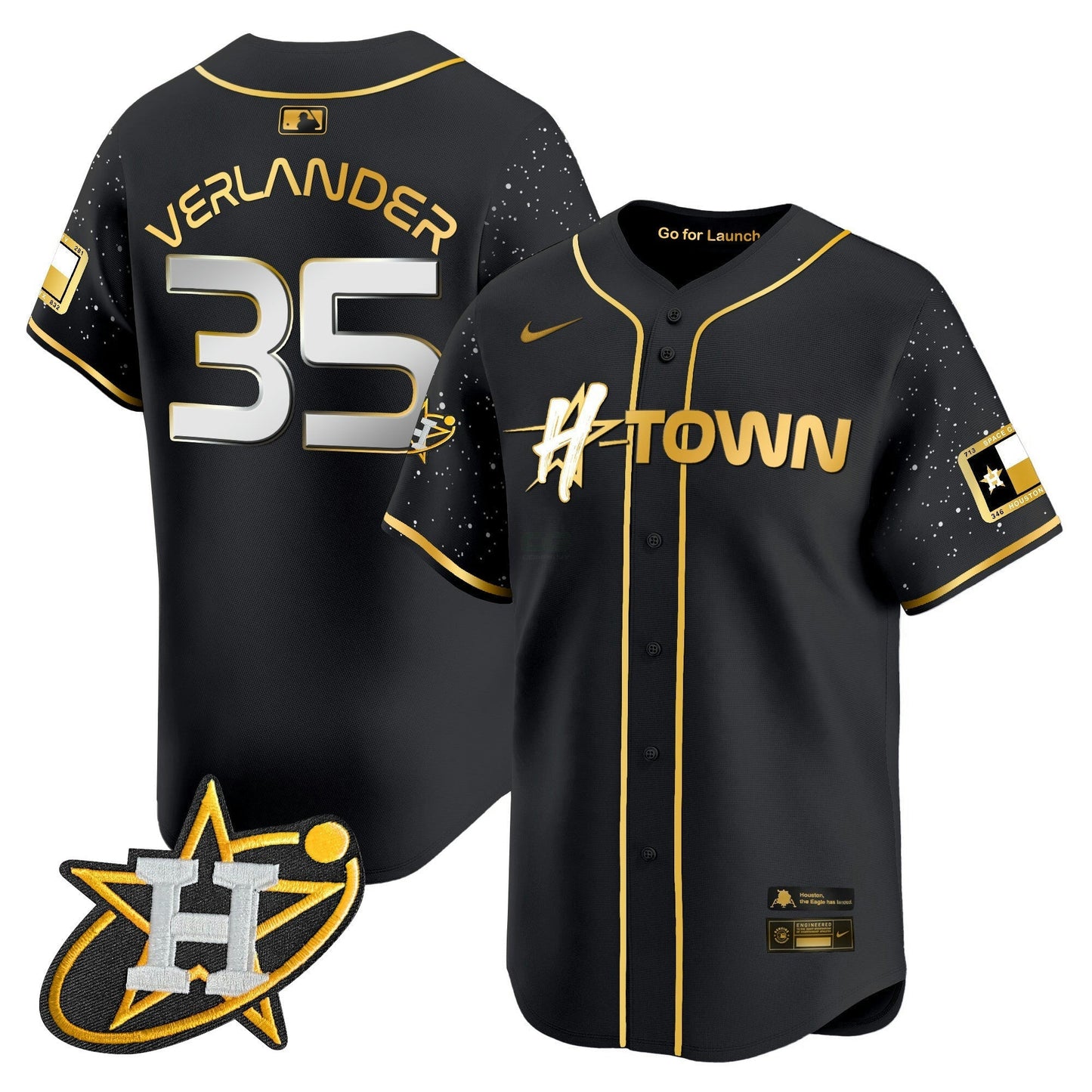 Camisa MLB Men’s 2024 Space City H-Town Vapor Premier Limited Jersey