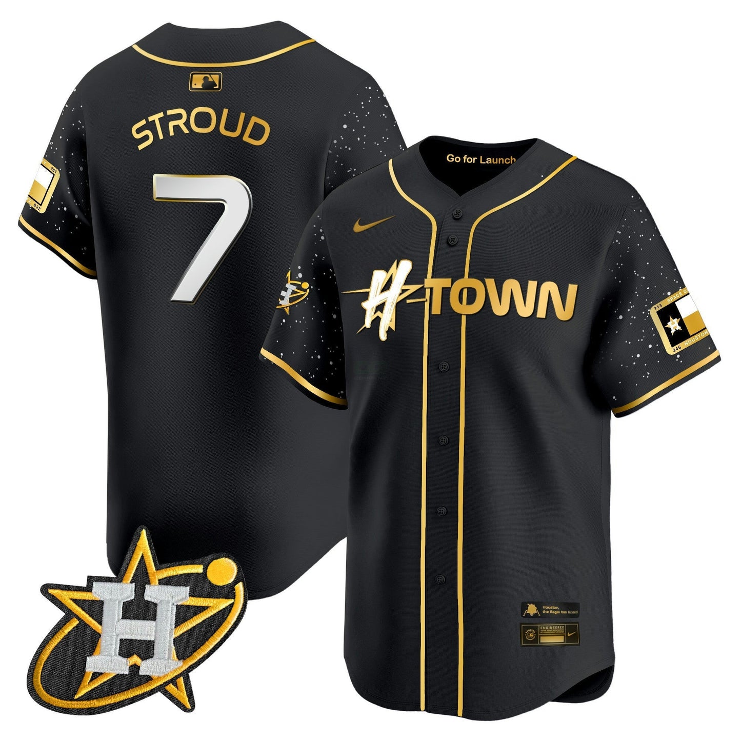 Camisa MLB Men’s 2024 Space City H-Town Vapor Premier Limited Jersey
