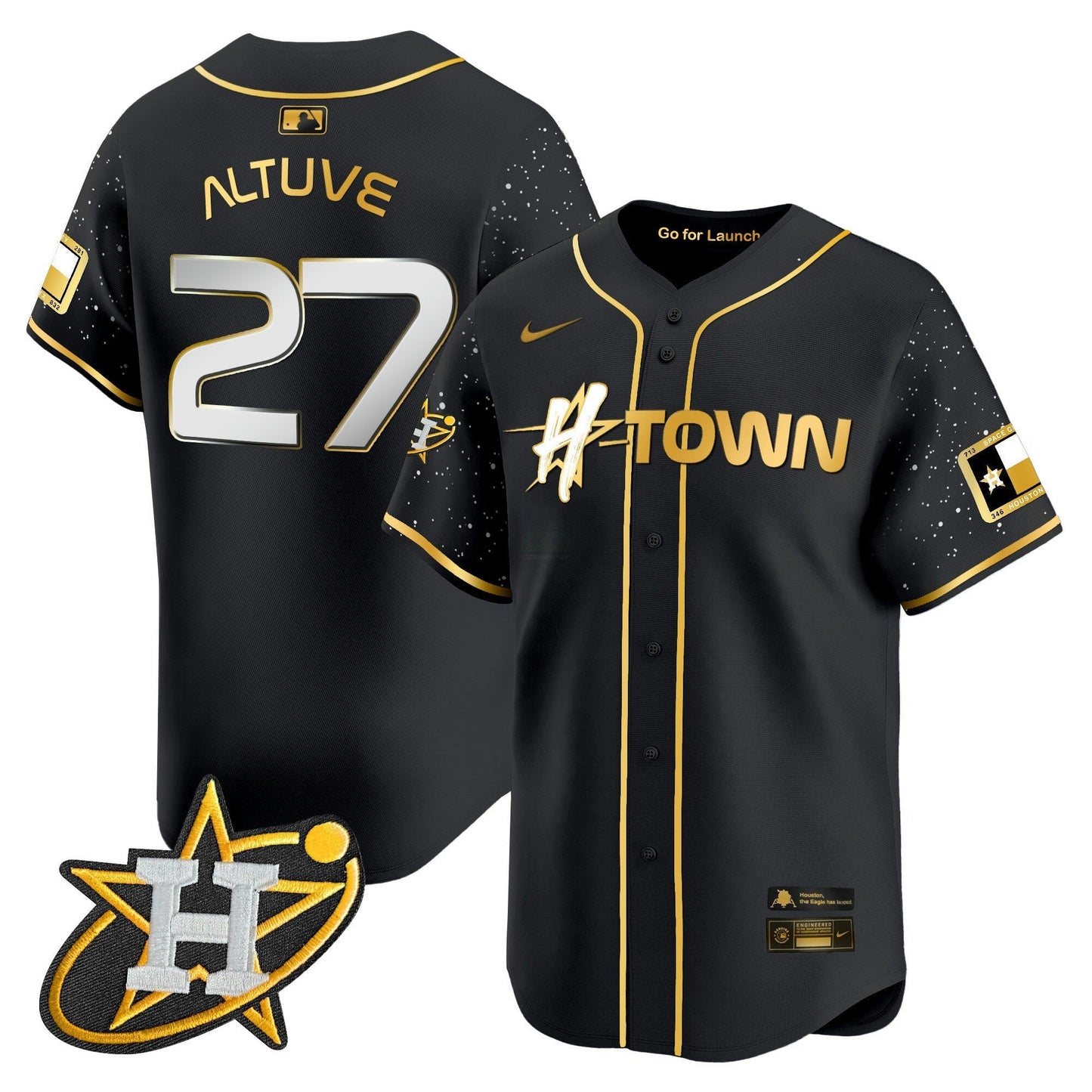 Camisa MLB Men’s 2024 Space City H-Town Vapor Premier Limited Jersey