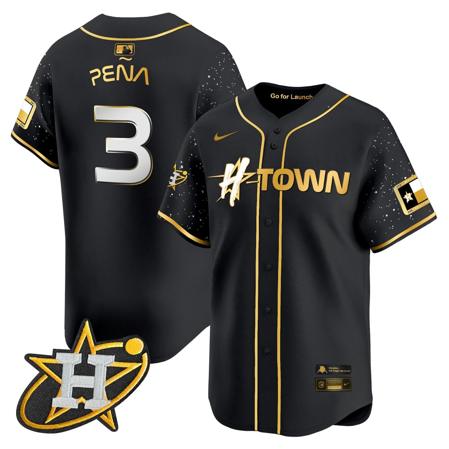 Camisa MLB Men’s 2024 Space City H-Town Vapor Premier Limited Jersey