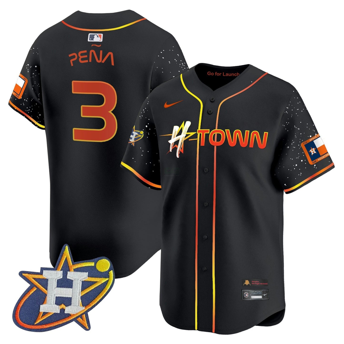 Camisa MLB Men’s 2024 Space City H-Town Vapor Premier Limited Jersey