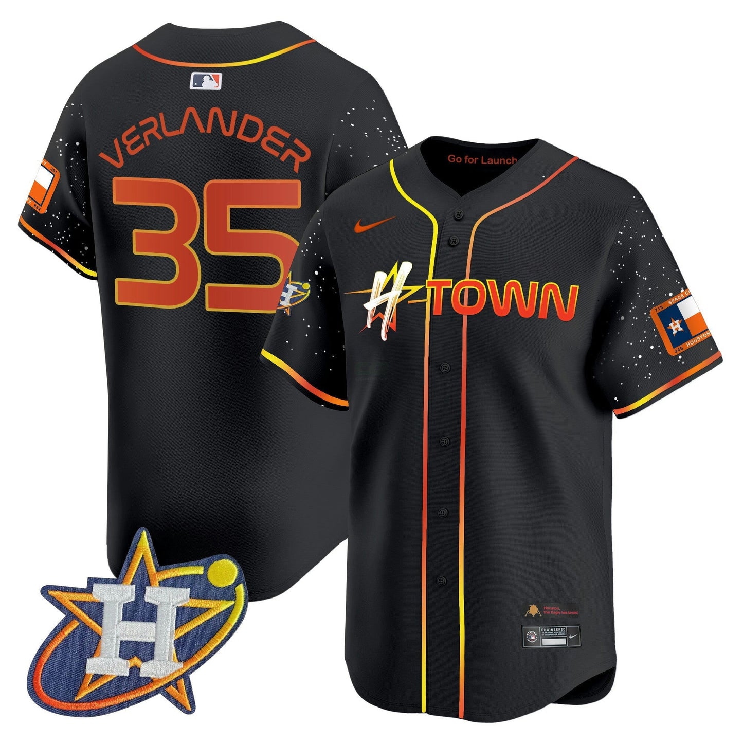 Camisa MLB Men’s 2024 Space City H-Town Vapor Premier Limited Jersey