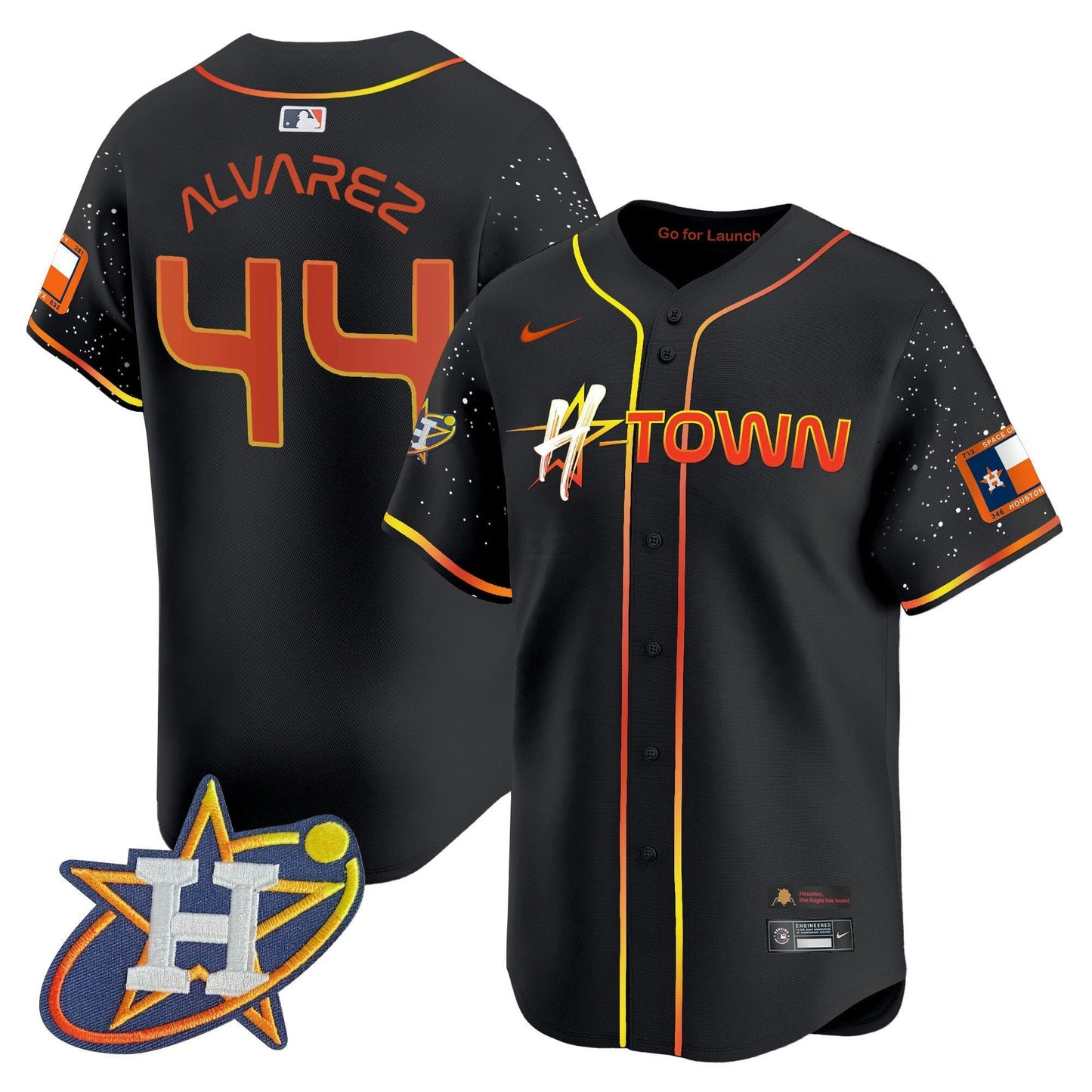 Camisa MLB Men’s 2024 Space City H-Town Vapor Premier Limited Jersey