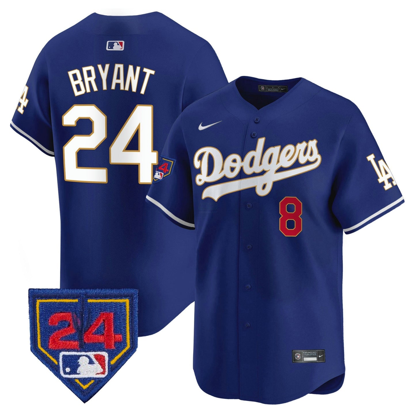 Camisa MLB Los Angeles Dodgers Men’s 2024 Spring Training Patch Vapor Premier Limited Jersey
