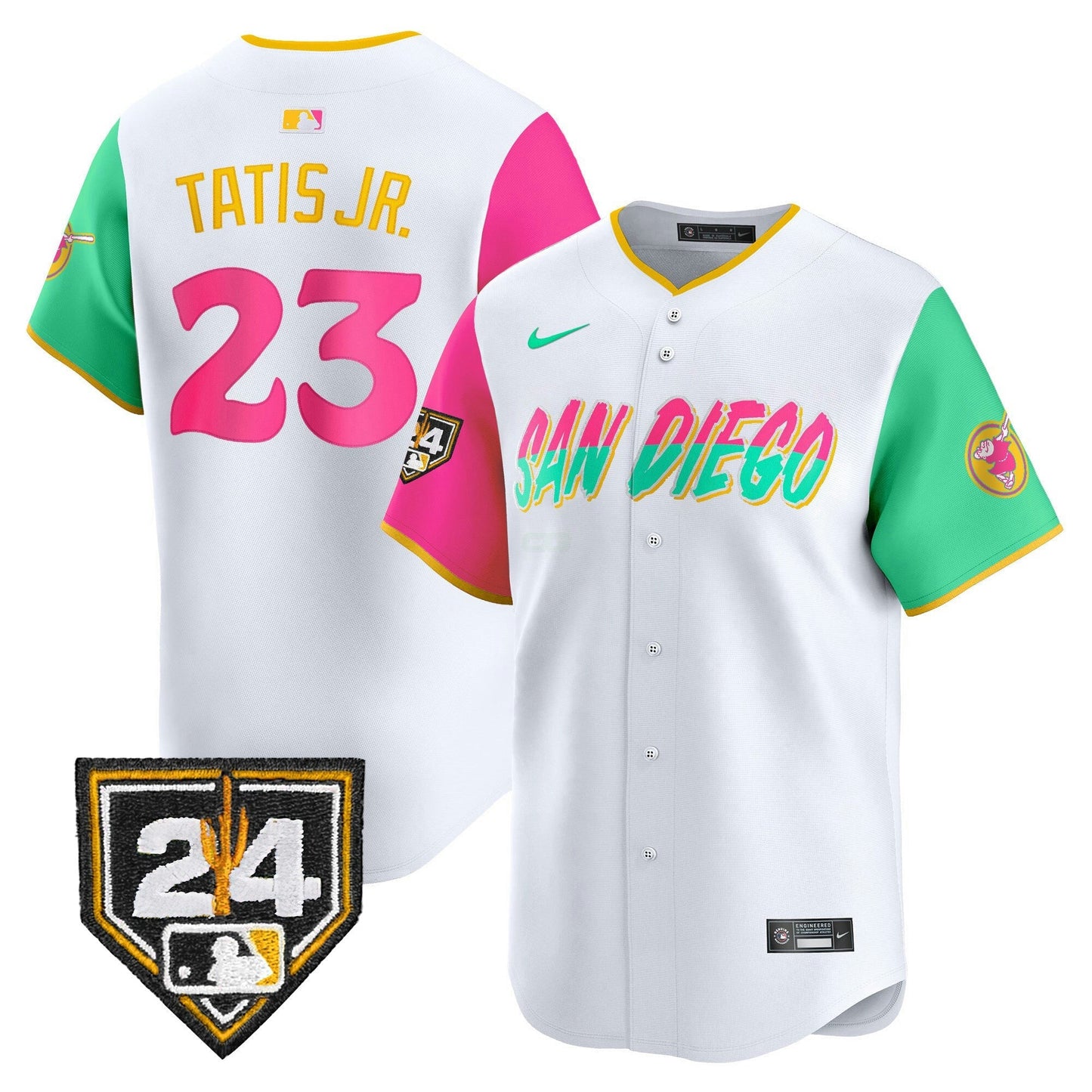 Camisa MLB San Diego Padres Men’s 2024 Spring Training Patch Vapor Premier Limited Jersey