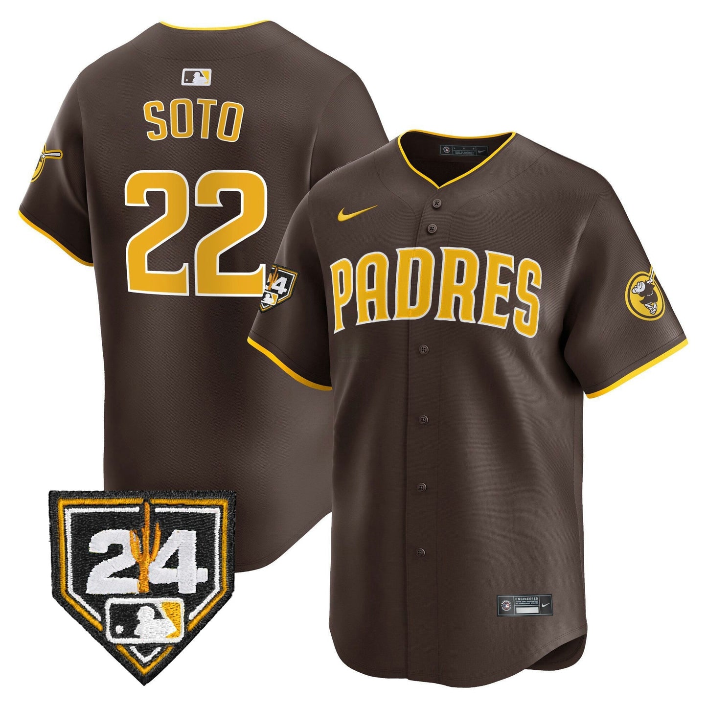 Camisa MLB San Diego Padres Men’s 2024 Spring Training Patch Vapor Premier Limited Jersey