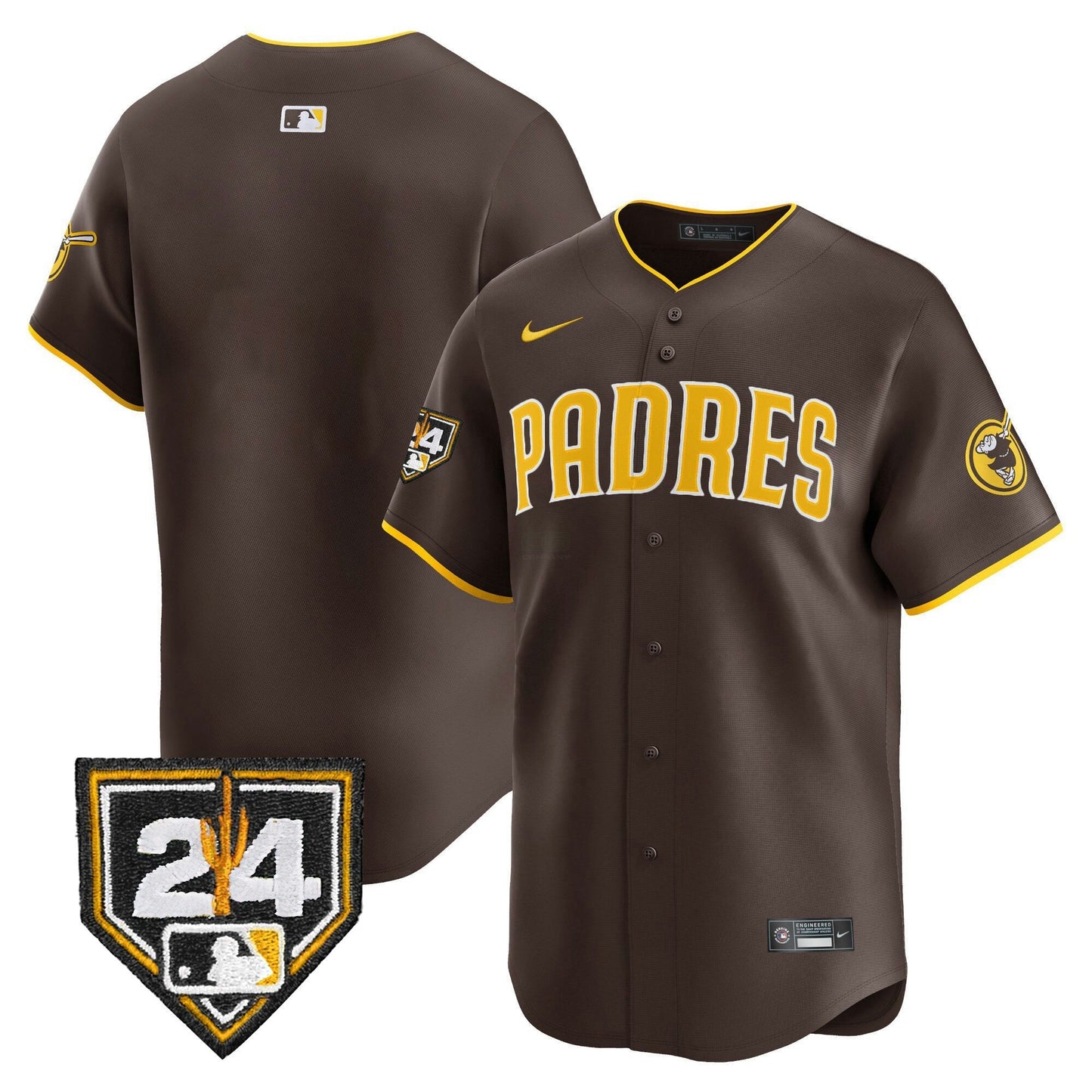 Camisa MLB San Diego Padres Men’s 2024 Spring Training Patch Vapor Premier Limited Jersey