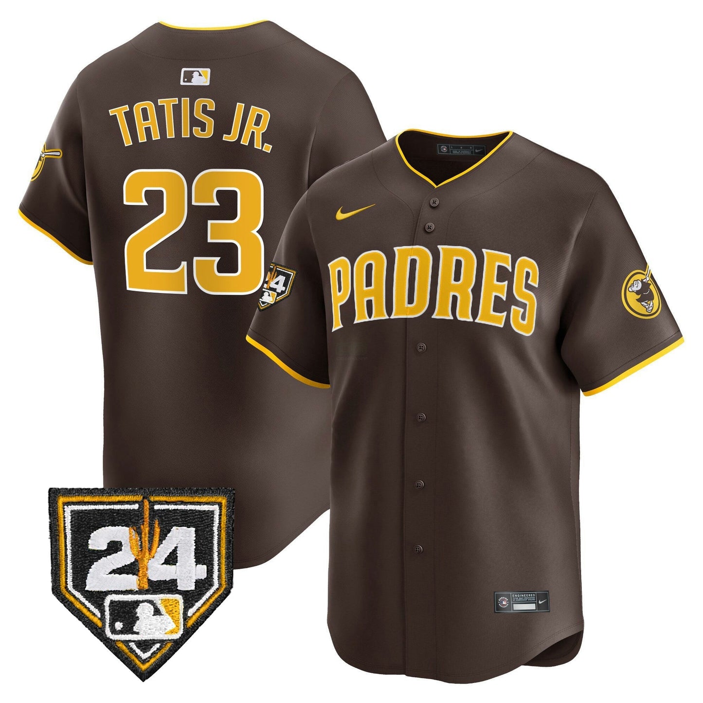 Camisa MLB San Diego Padres Men’s 2024 Spring Training Patch Vapor Premier Limited Jersey