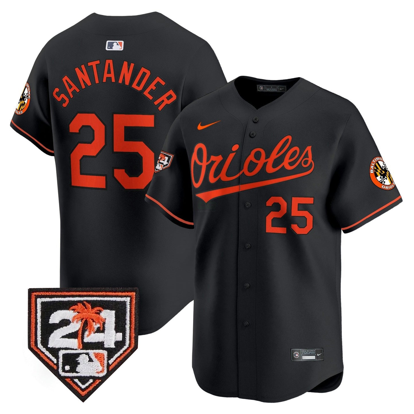 Camisa MLB Baltimore Orioles Men’s 2024 Spring Training Patch Vapor Premier Limited Jersey
