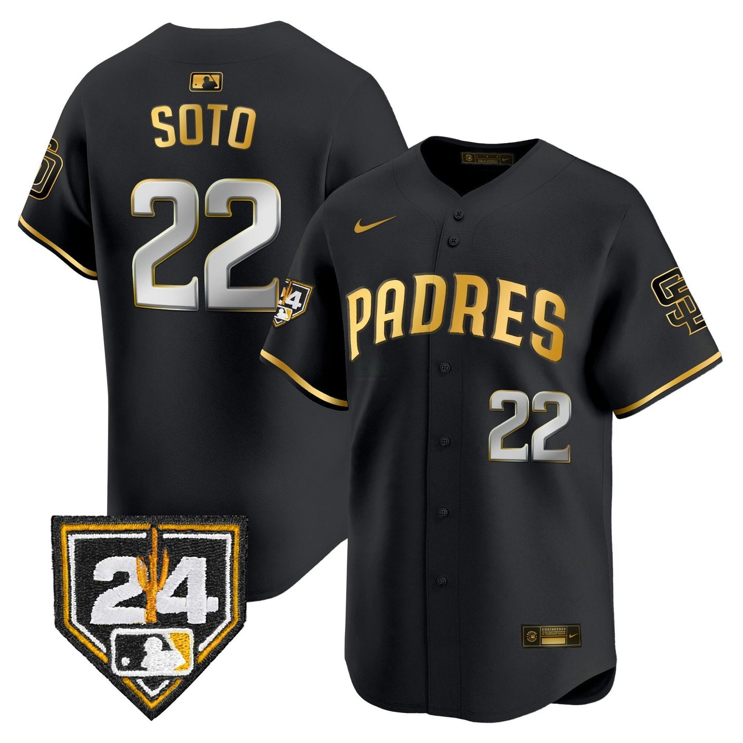 Camisa MLB San Diego Padres Men’s 2024 Spring Training Patch Vapor Premier Limited Jersey