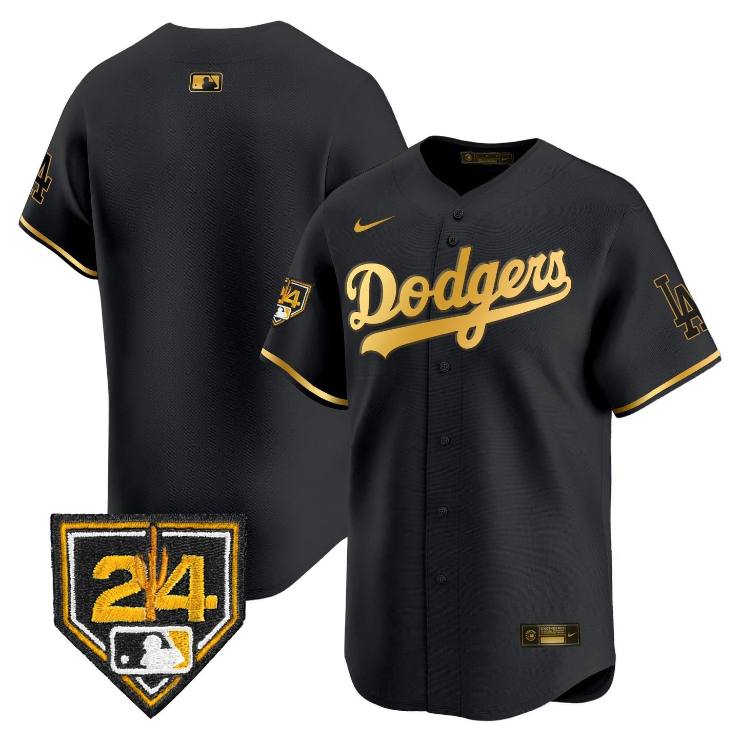 Camisa MLB Los Angeles Dodgers Men’s 2024 Spring Training Patch Vapor Premier Limited Jersey