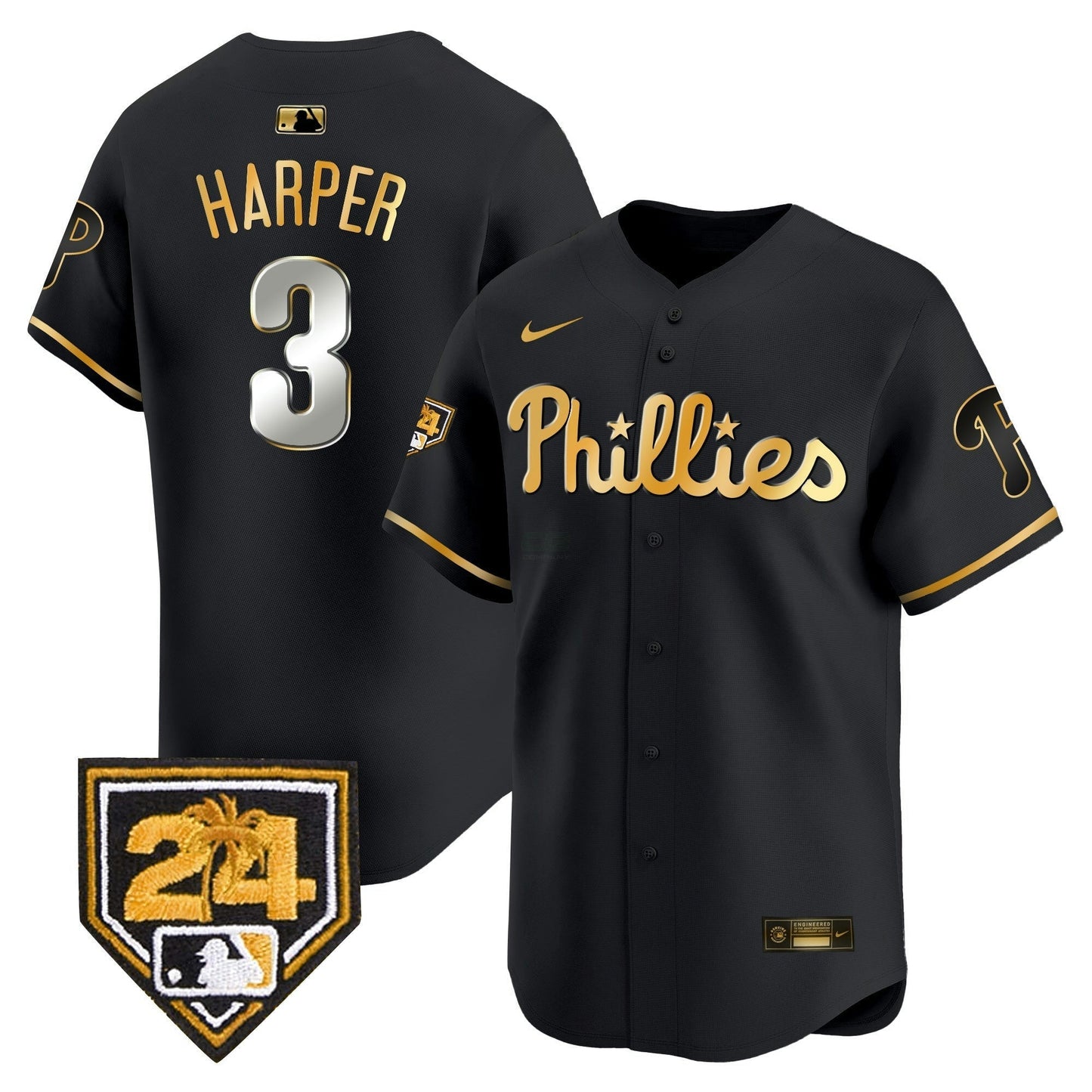 Camisa MLB Philadelphia Phillies Men’s 2024 Spring Training Patch Vapor Premier Limited Jersey
