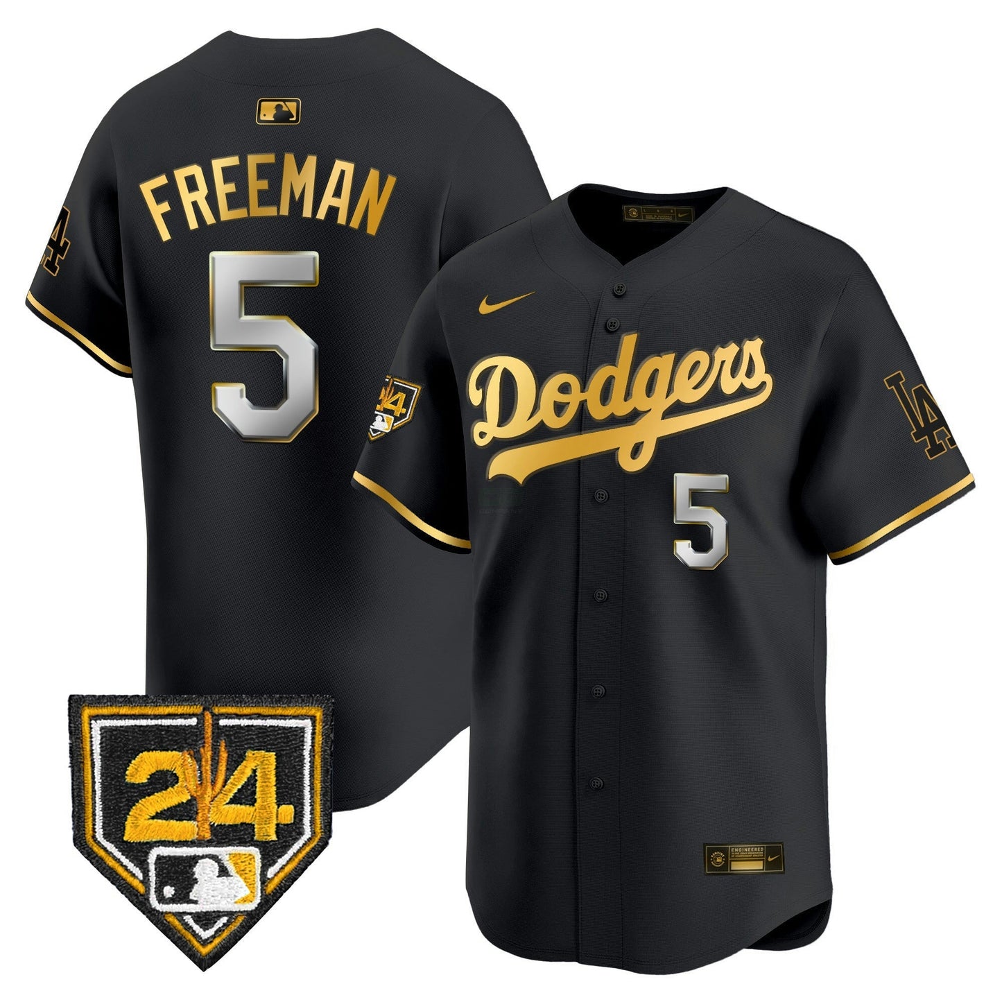 Camisa MLB Los Angeles Dodgers Men’s 2024 Spring Training Patch Vapor Premier Limited Jersey