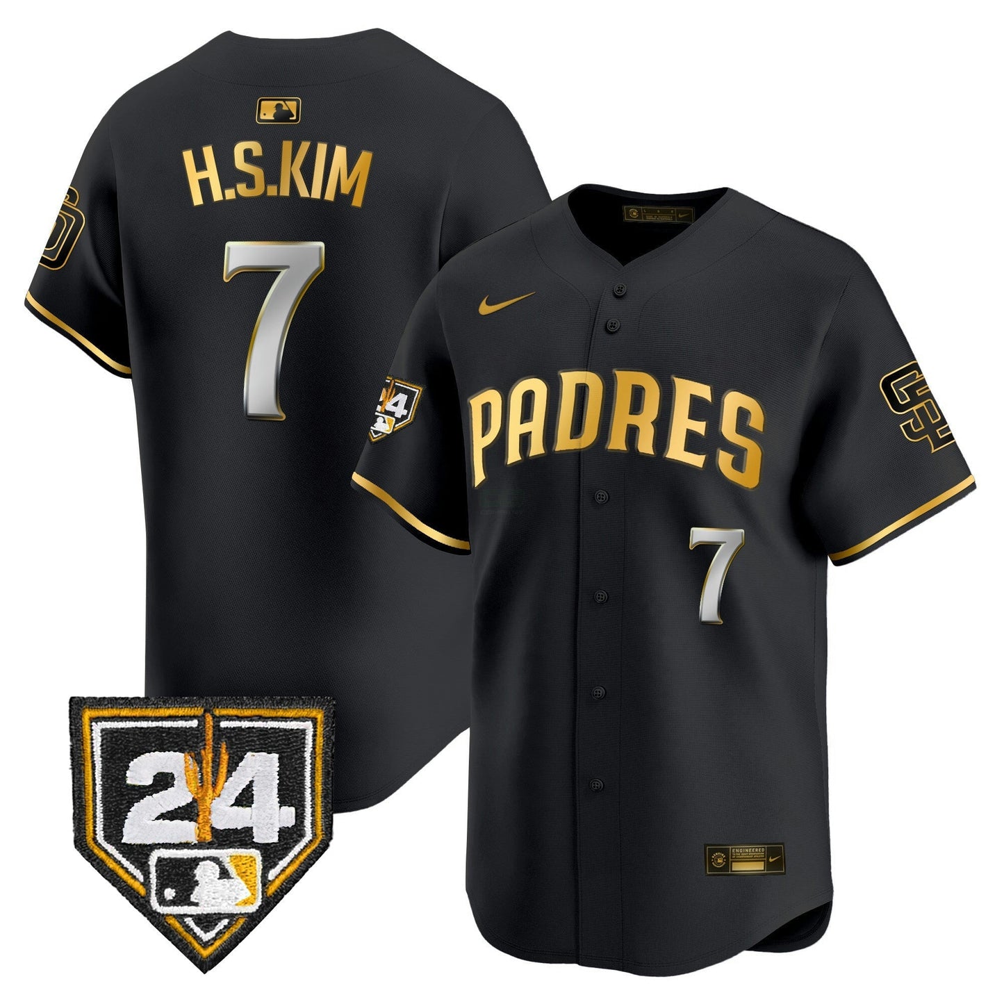 Camisa MLB San Diego Padres Men’s 2024 Spring Training Patch Vapor Premier Limited Jersey