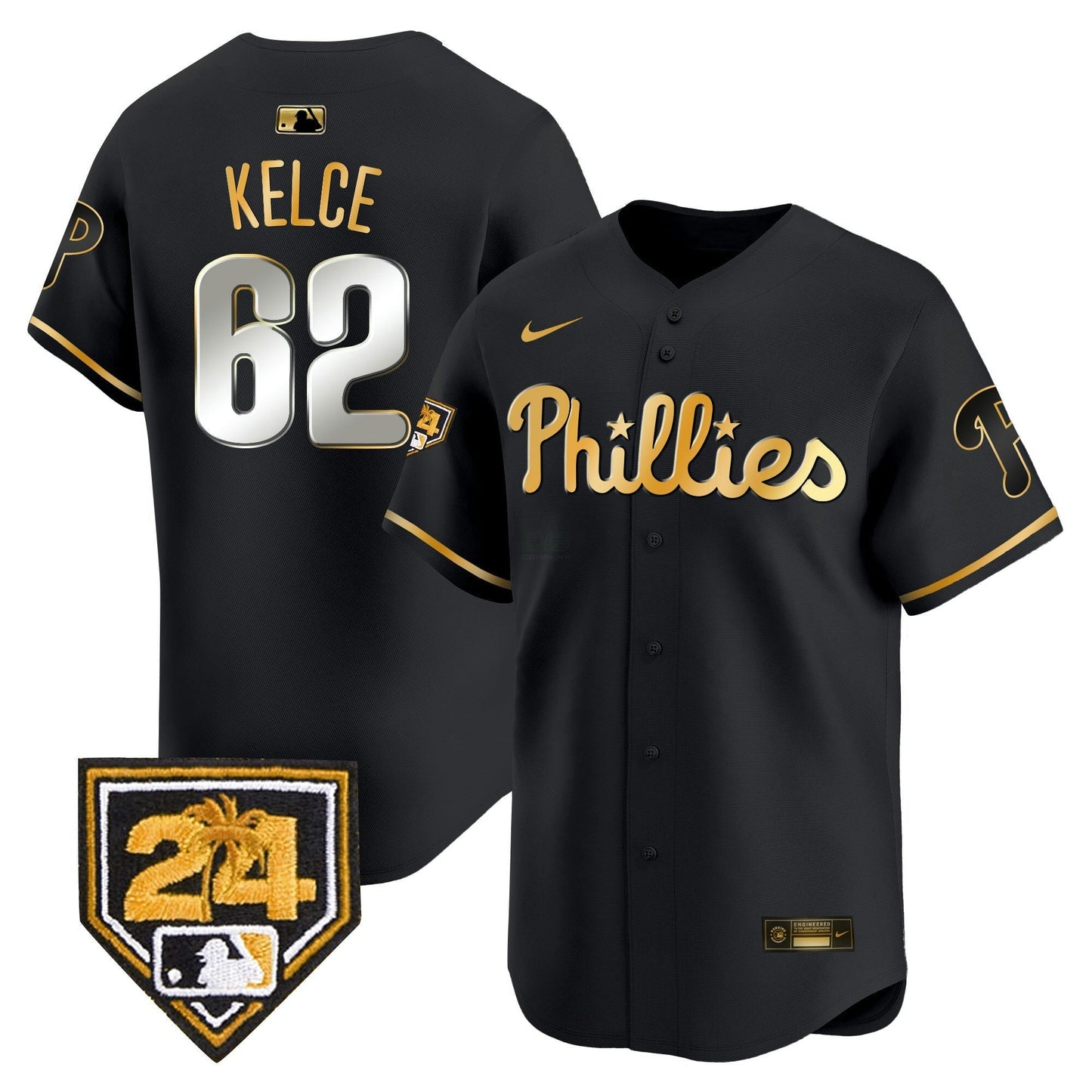 Camisa MLB Philadelphia Phillies Men’s 2024 Spring Training Patch Vapor Premier Limited Jersey