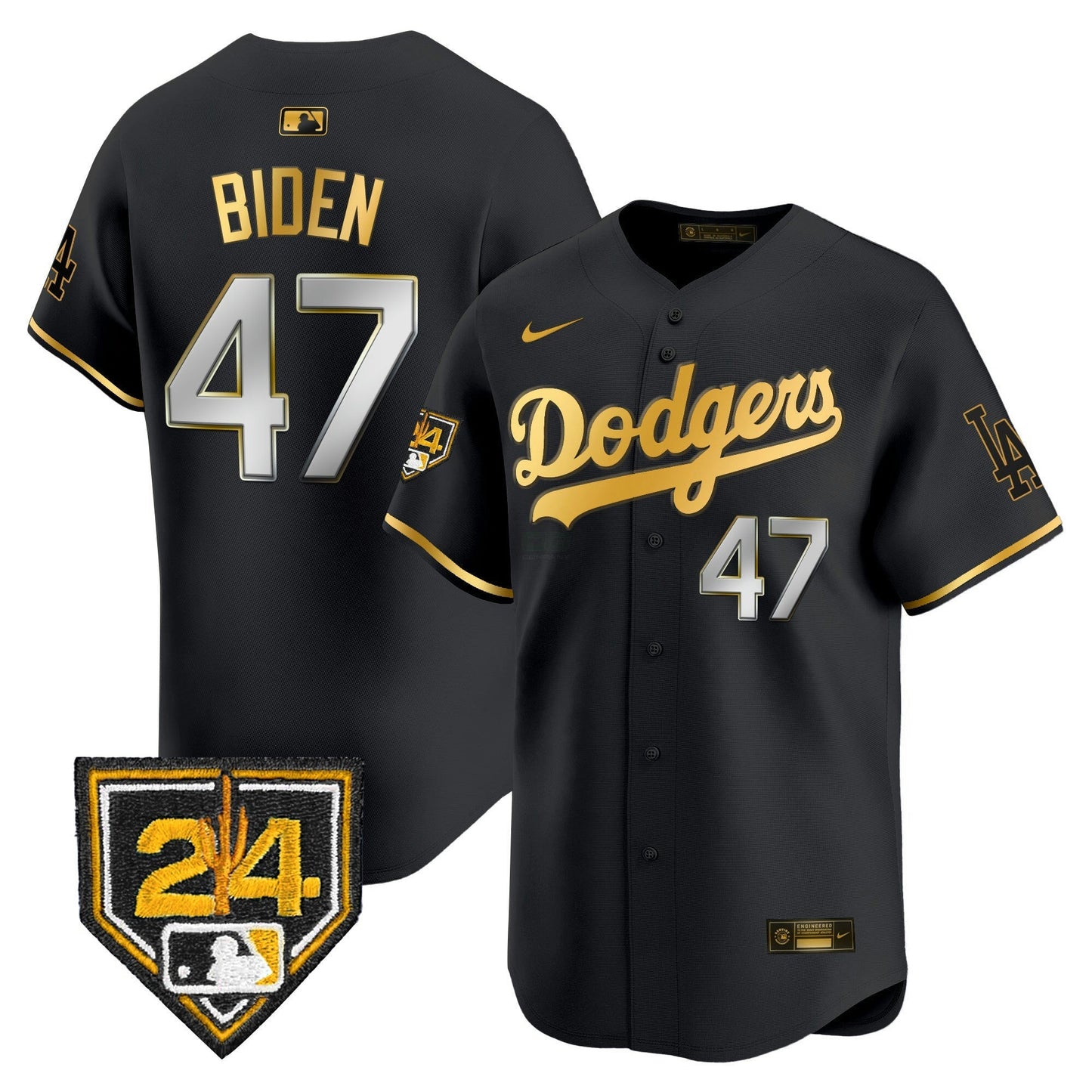 Camisa MLB Los Angeles Dodgers Men’s 2024 Spring Training Patch Vapor Premier Limited Jersey