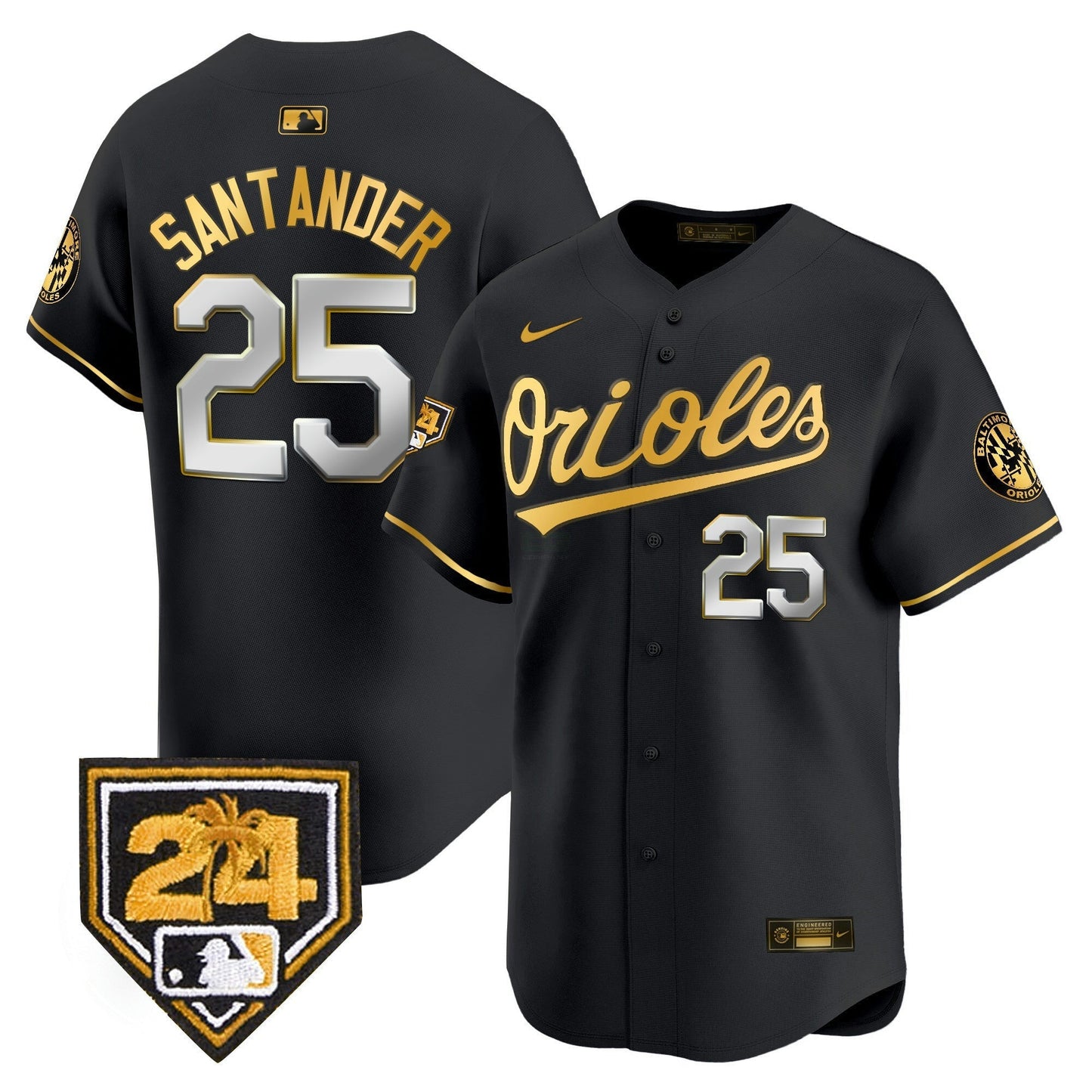 Camisa MLB Baltimore Orioles Men’s 2024 Spring Training Patch Vapor Premier Limited Jersey
