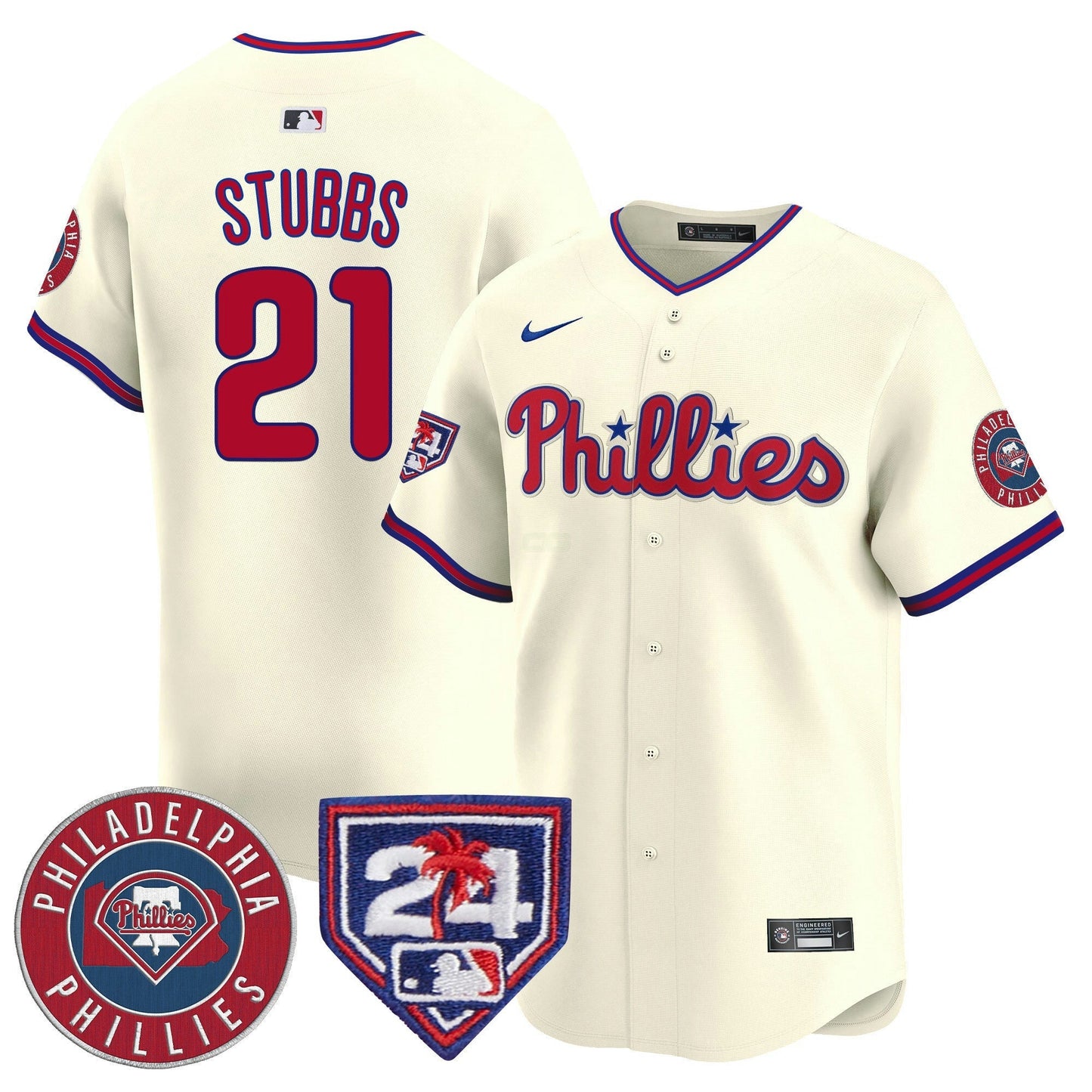 Camisa MLB Men’s 2024 Spring Training Patch Vapor Premier Limited Jersey V2