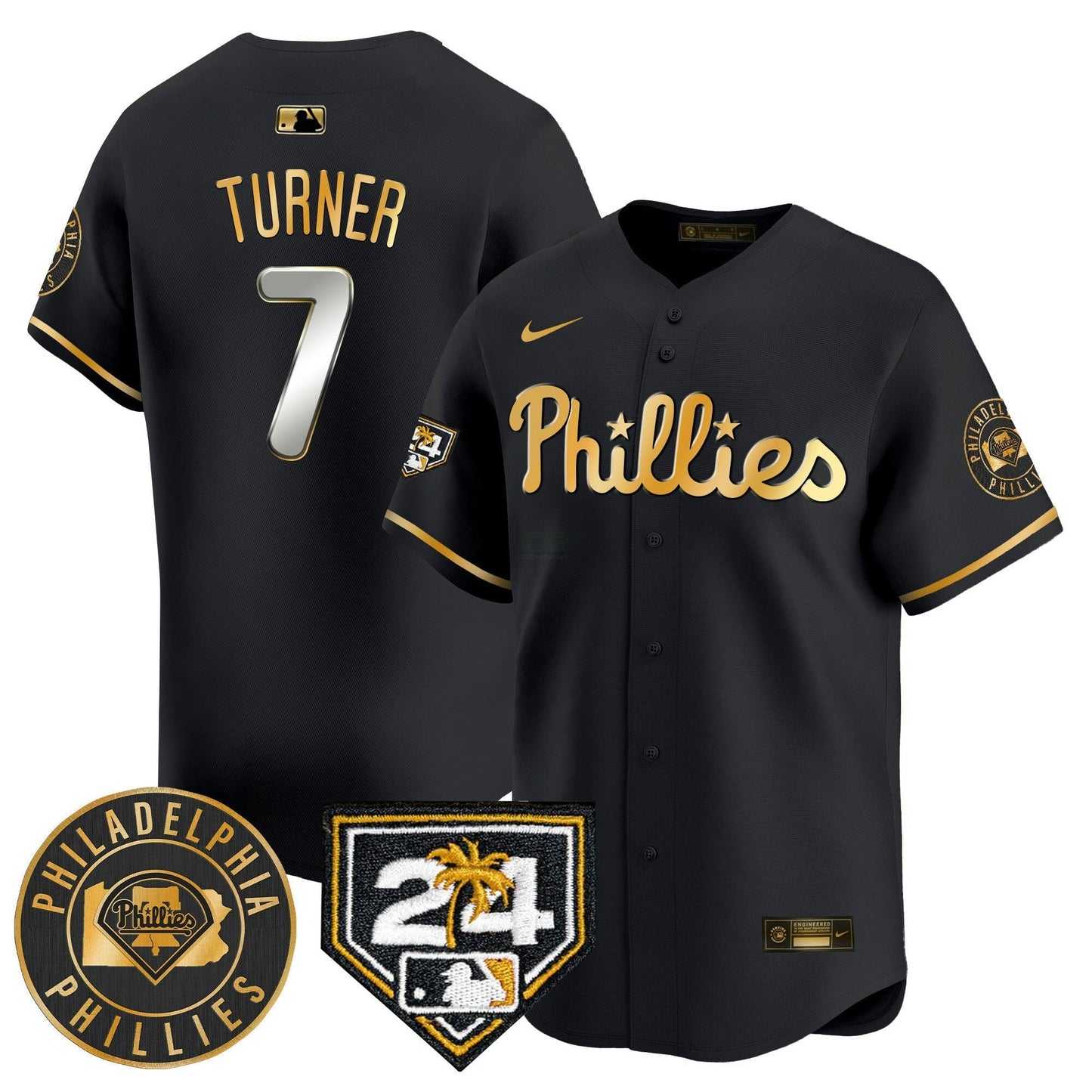 Camisa MLB Men’s 2024 Spring Training Patch Vapor Premier Limited Jersey V2