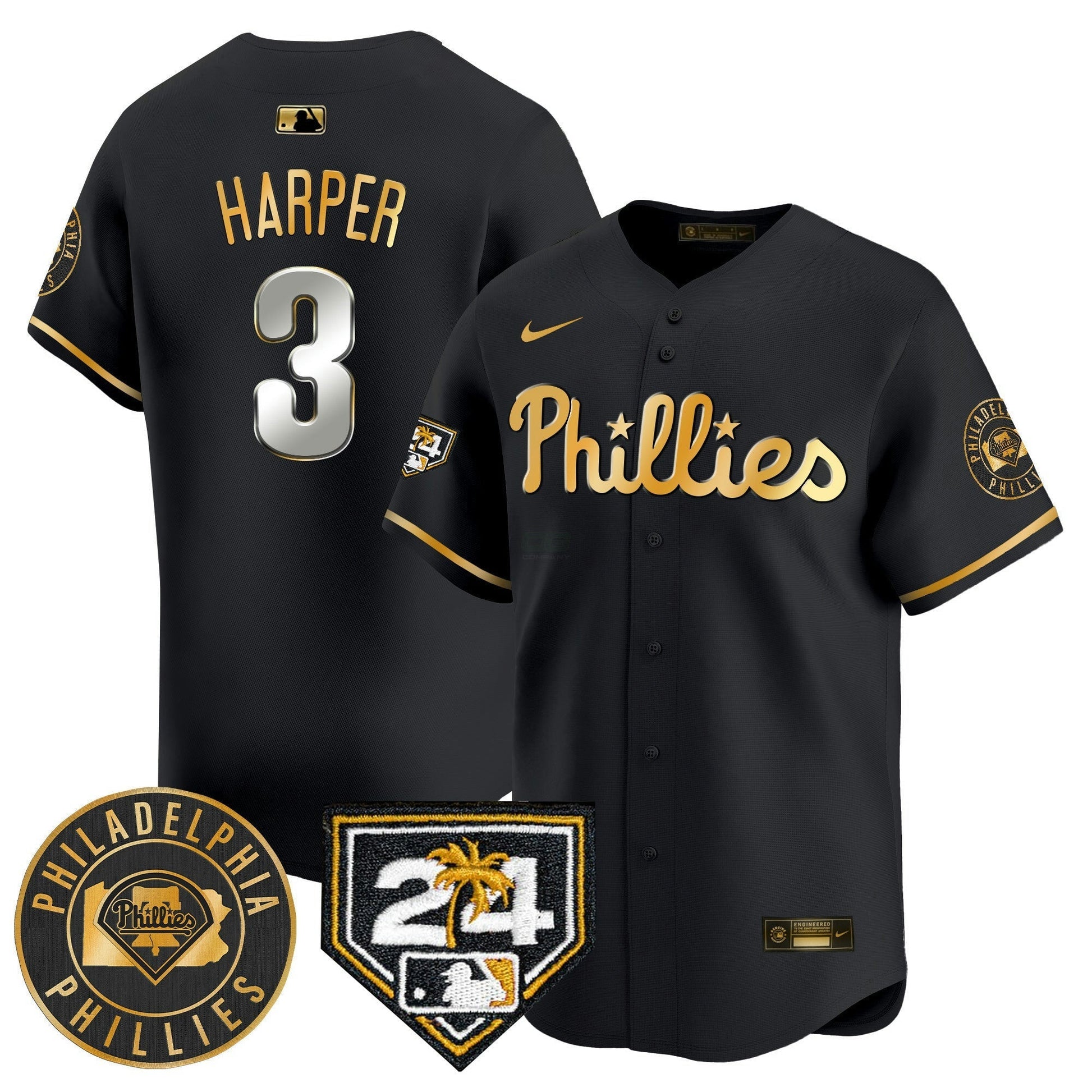 Camisa MLB Men’s 2024 Spring Training Patch Vapor Premier Limited Jersey V2