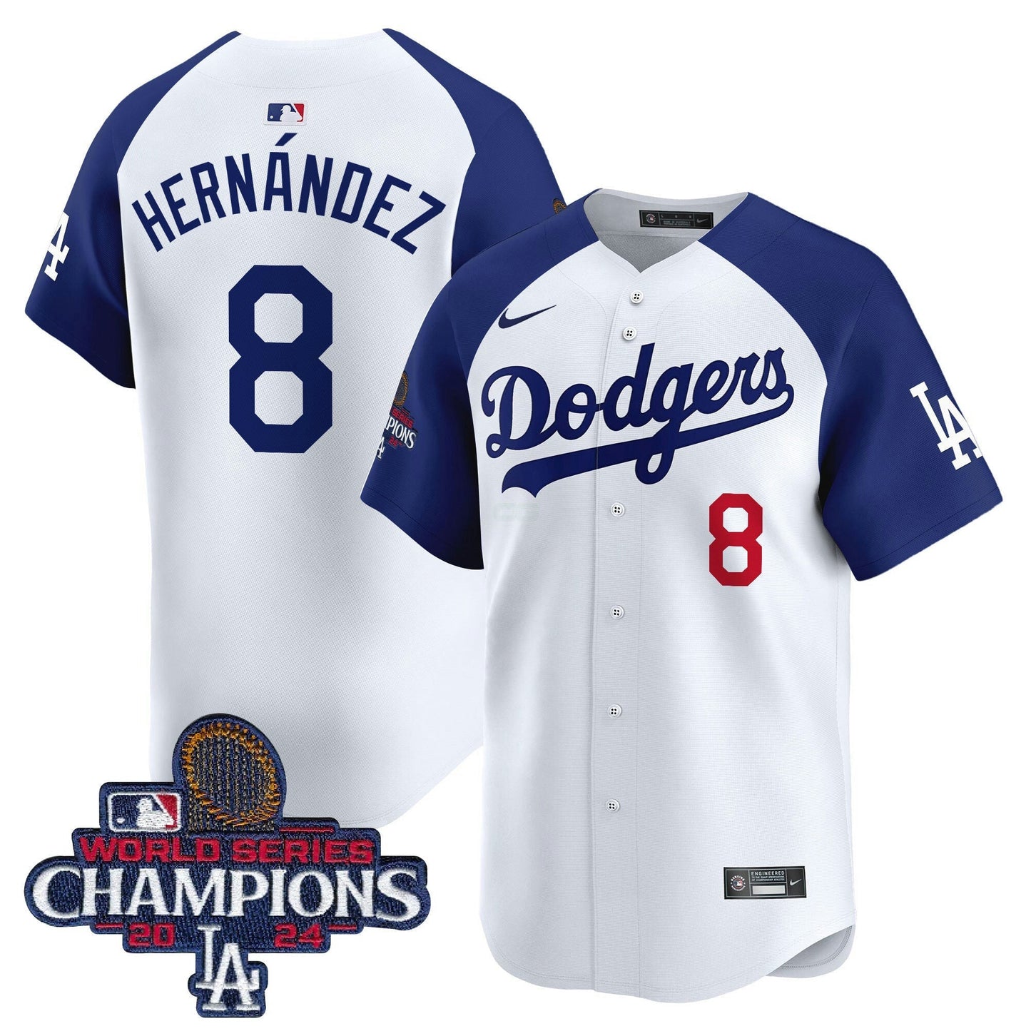 Camisa MLB Men’s 2024 World Series Champions Patch Vapor Premier Limited Jersey