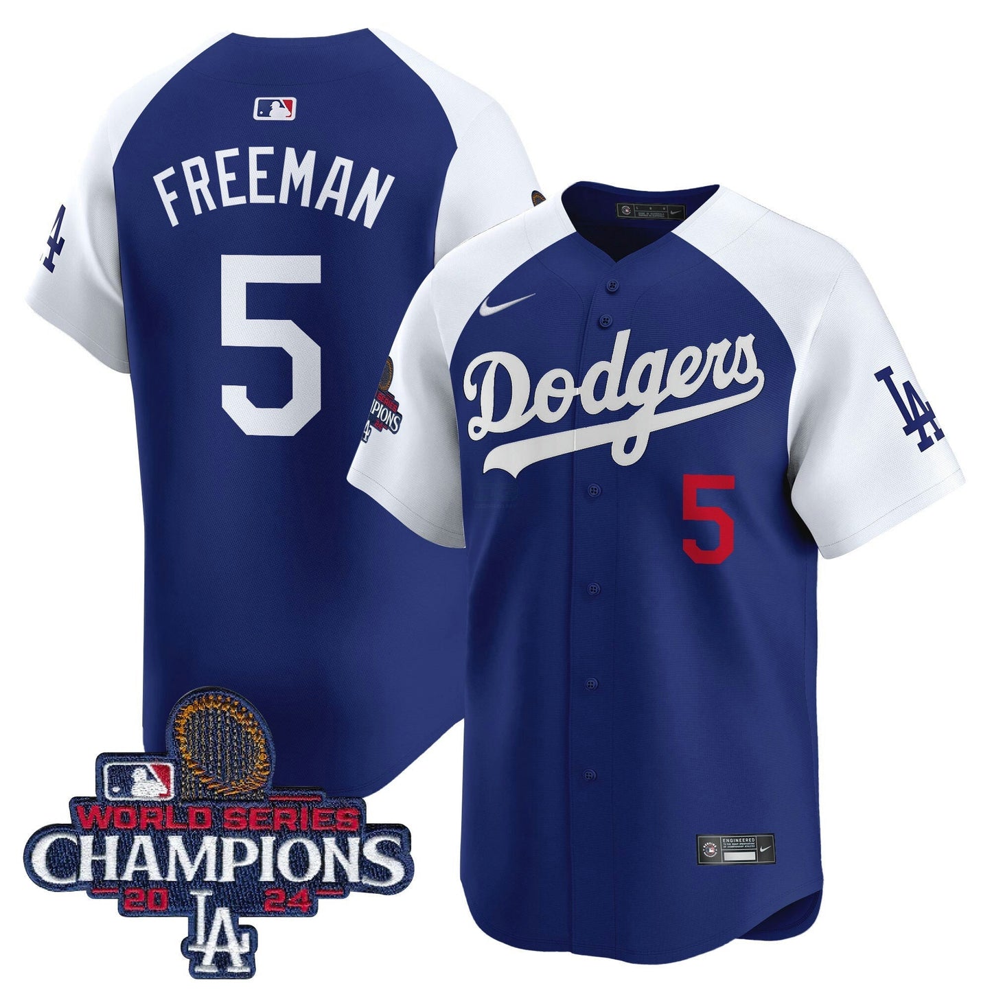 Camisa MLB Men’s 2024 World Series Champions Patch Vapor Premier Limited Jersey
