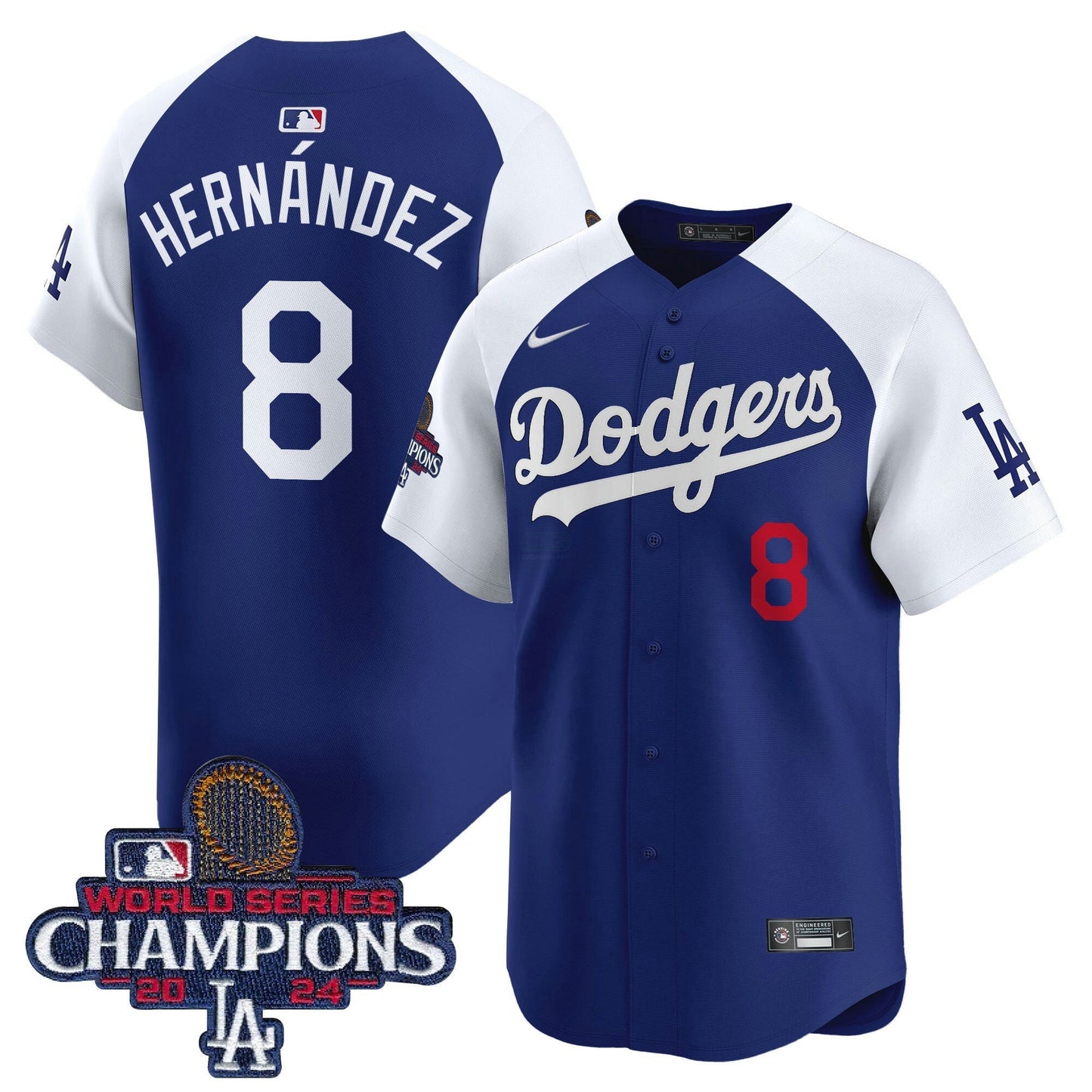 Camisa MLB Men’s 2024 World Series Champions Patch Vapor Premier Limited Jersey