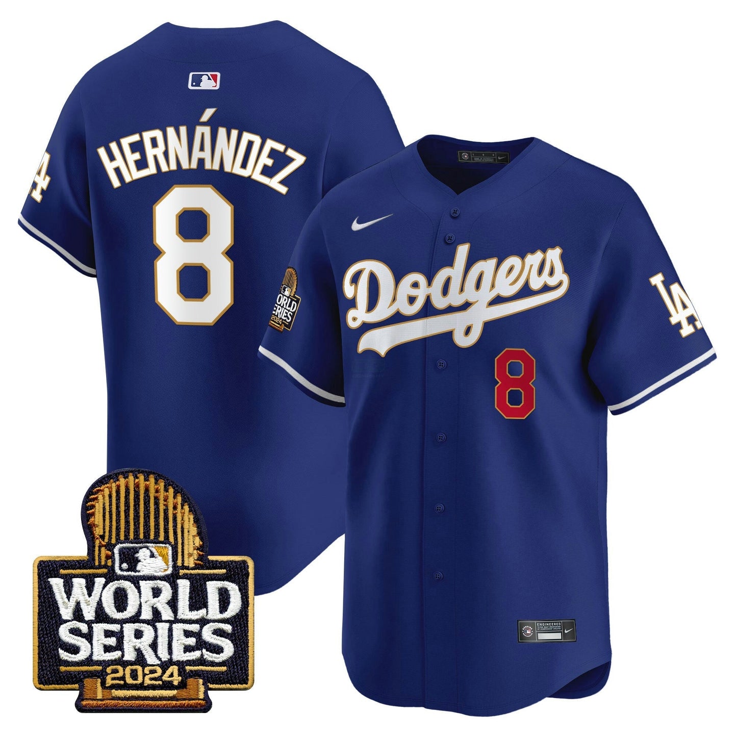 Camisa MLB Men’s 2024 World Series Dourada Trim Vapor Premier Limited Jersey