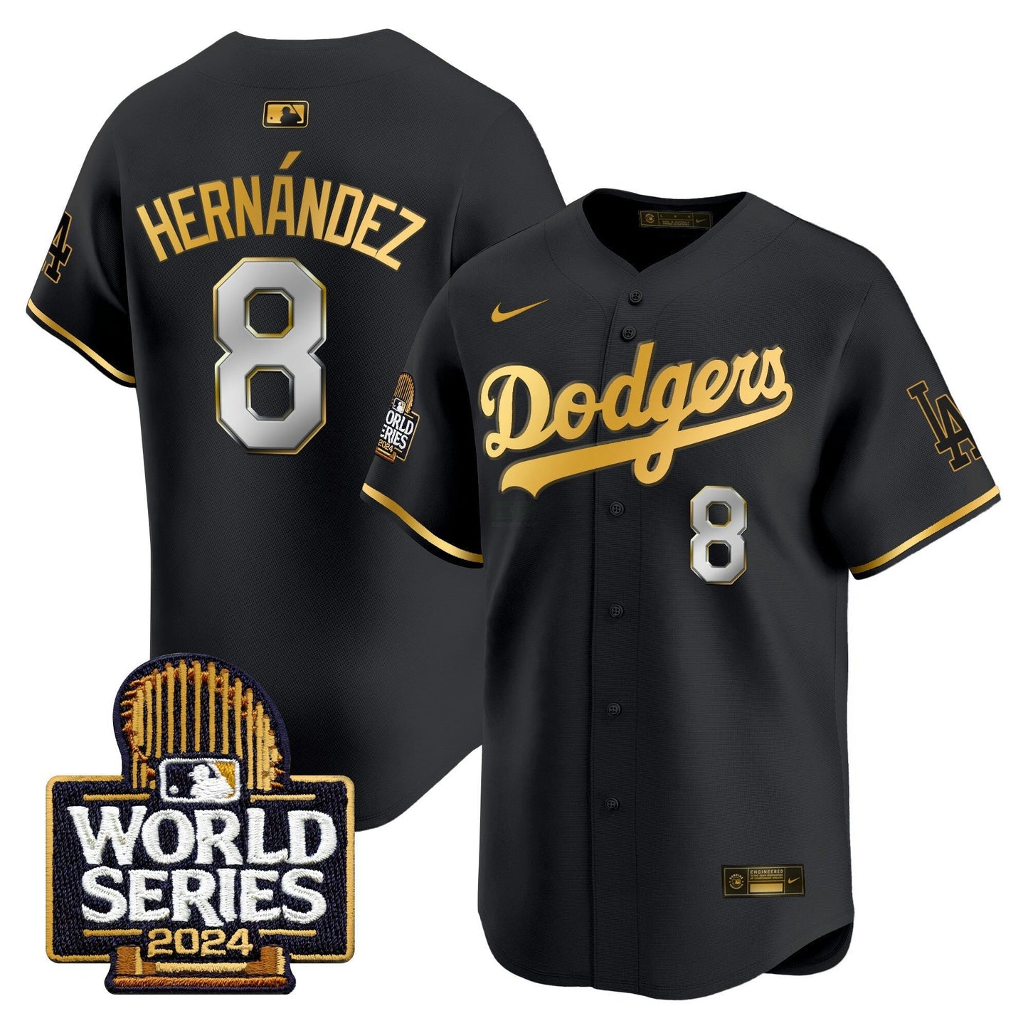 Camisa MLB Men’s 2024 World Series Dourada Trim Vapor Premier Limited Jersey
