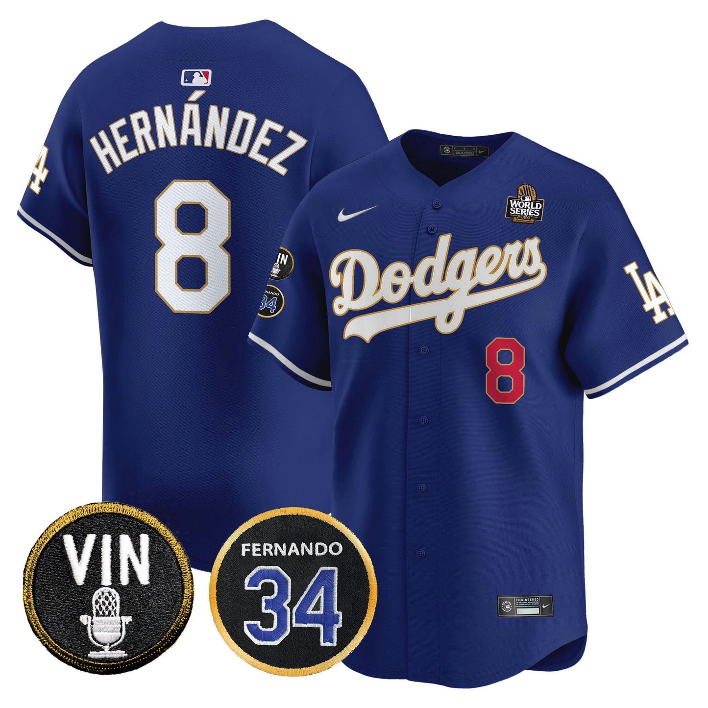 Camisa MLB Men’s 2024 World Series Dourada Trim Vapor Premier Limited Jersey V3