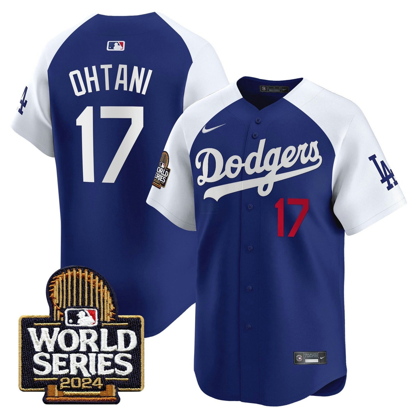 Camisa MLB Los Angeles Dodgers Men’s 2024 World Series Vapor Premier Limited Jersey