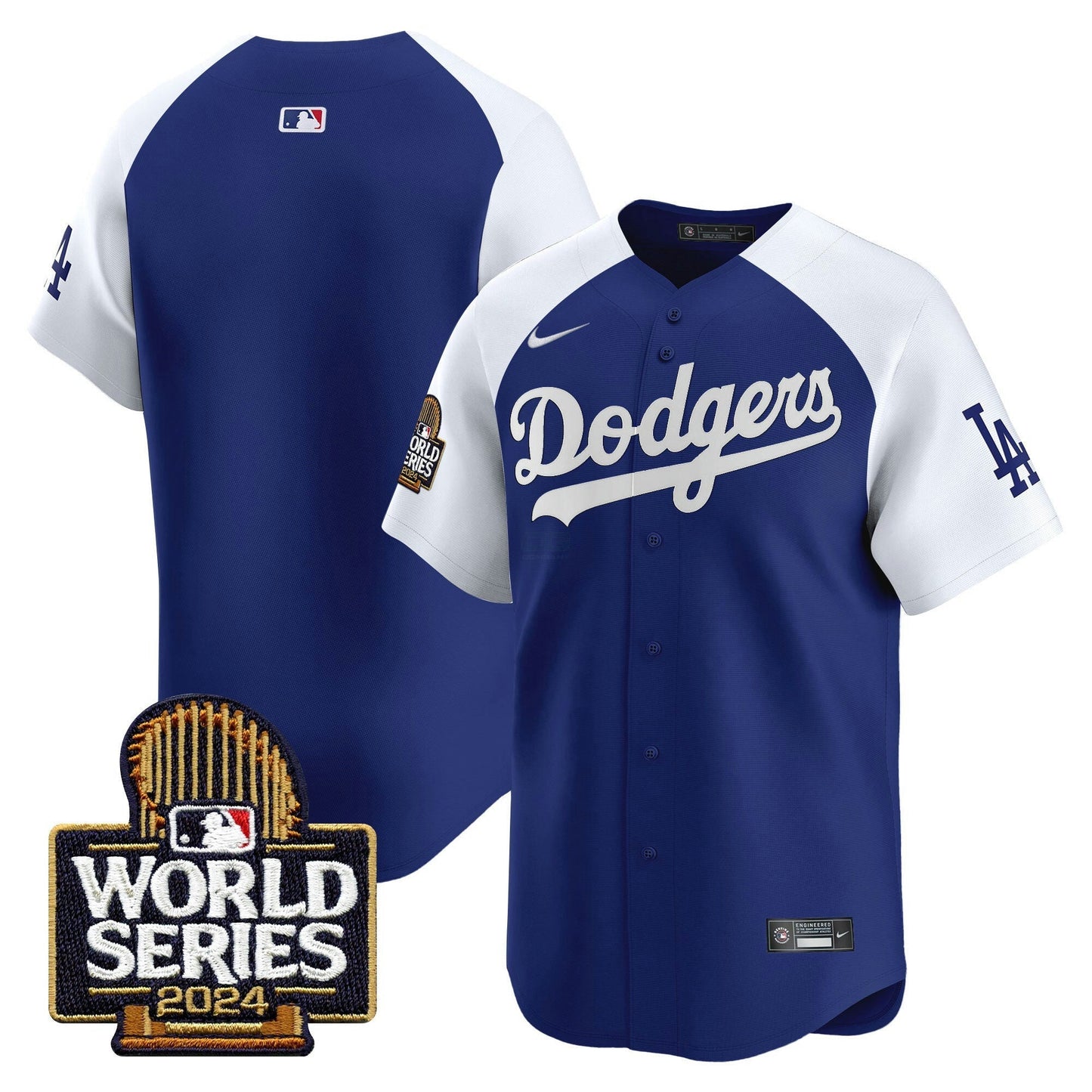 Camisa MLB Los Angeles Dodgers Men’s 2024 World Series Vapor Premier Limited Jersey