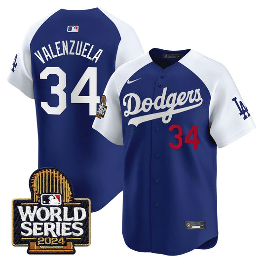 Camisa MLB Los Angeles Dodgers Men’s 2024 World Series Vapor Premier Limited Jersey