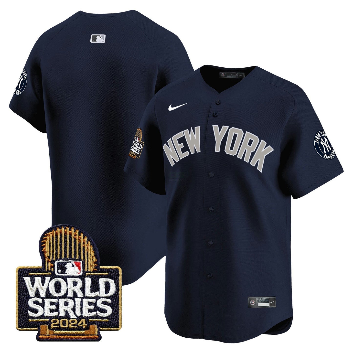 Camisa MLB New York Yankees Men’s 2024 World Series Vapor Premier Limited Jersey