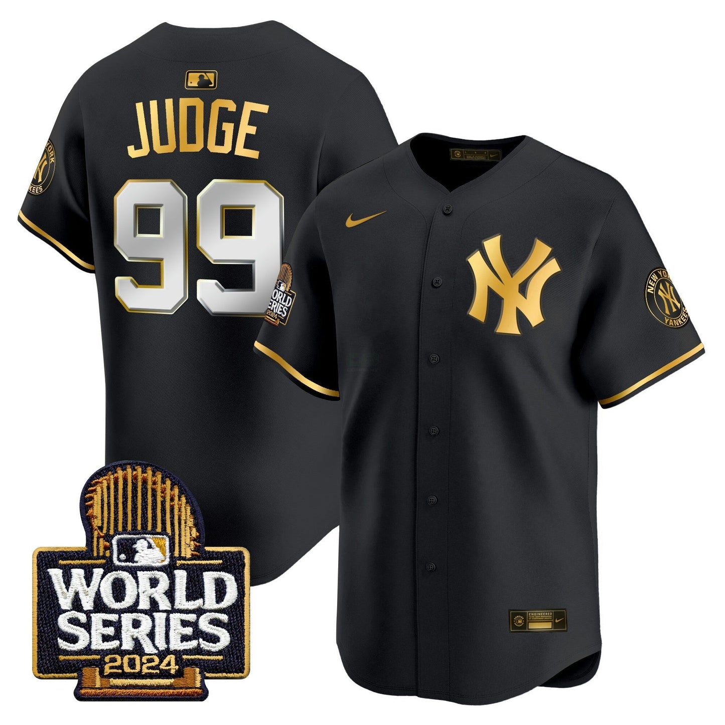 Camisa MLB New York Yankees Men’s 2024 World Series Vapor Premier Limited Jersey