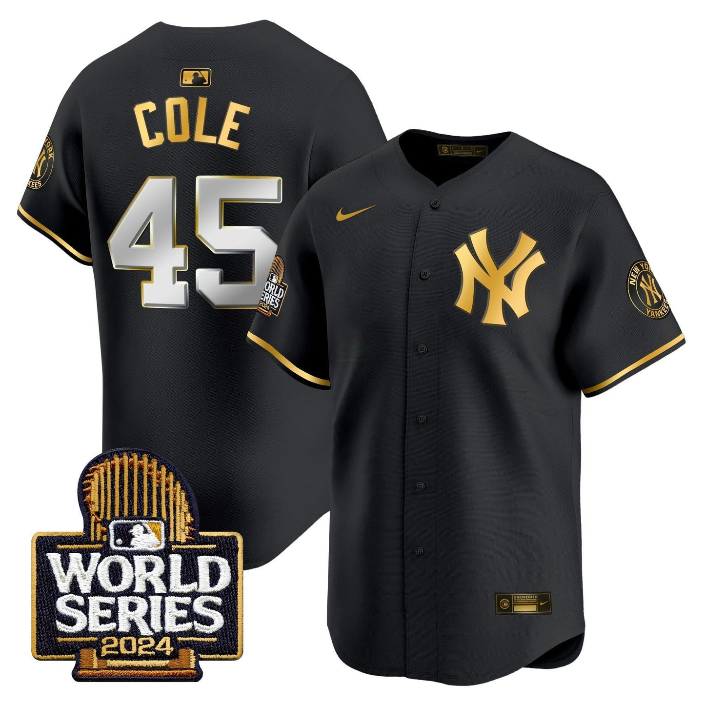 Camisa MLB New York Yankees Men’s 2024 World Series Vapor Premier Limited Jersey